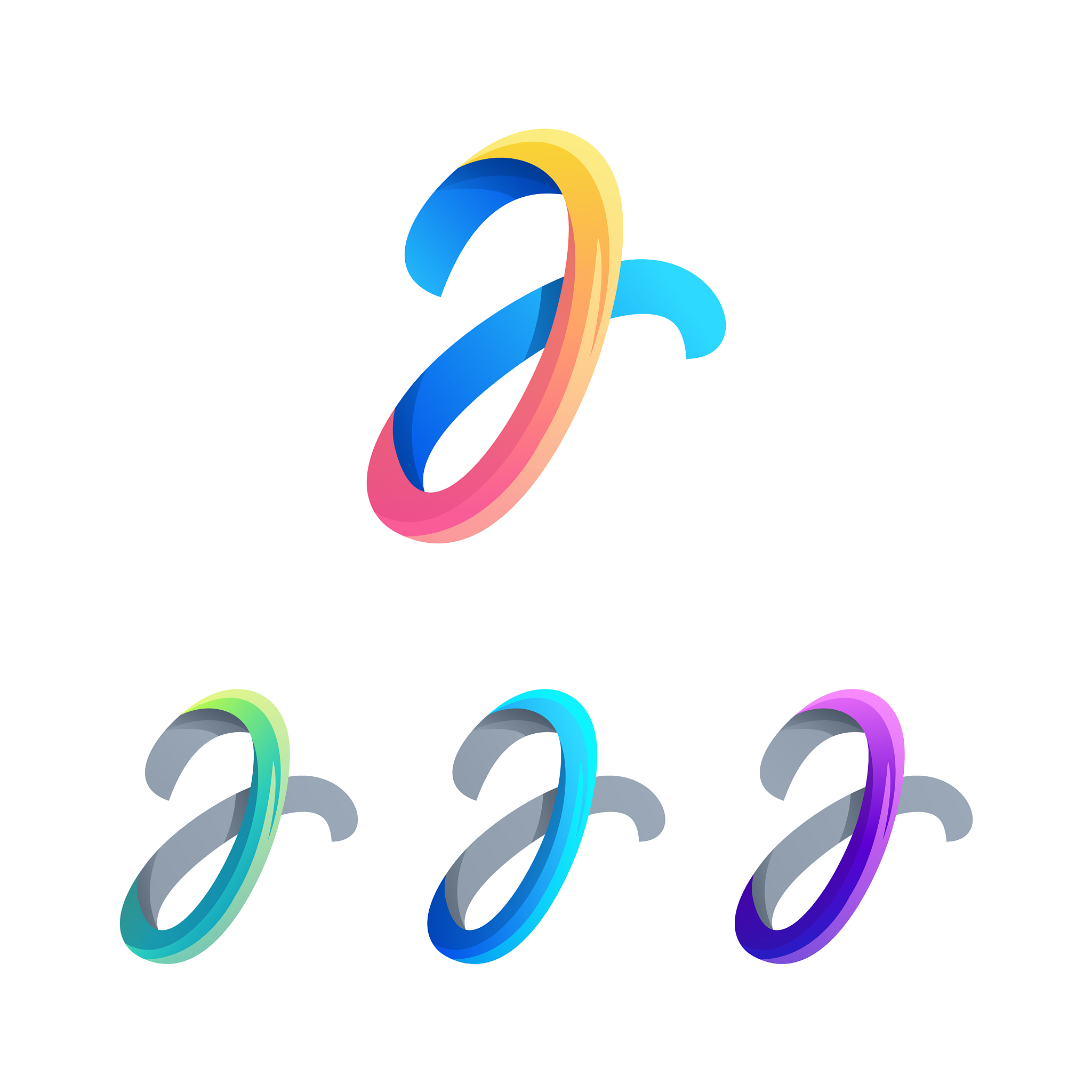 letter j logo design