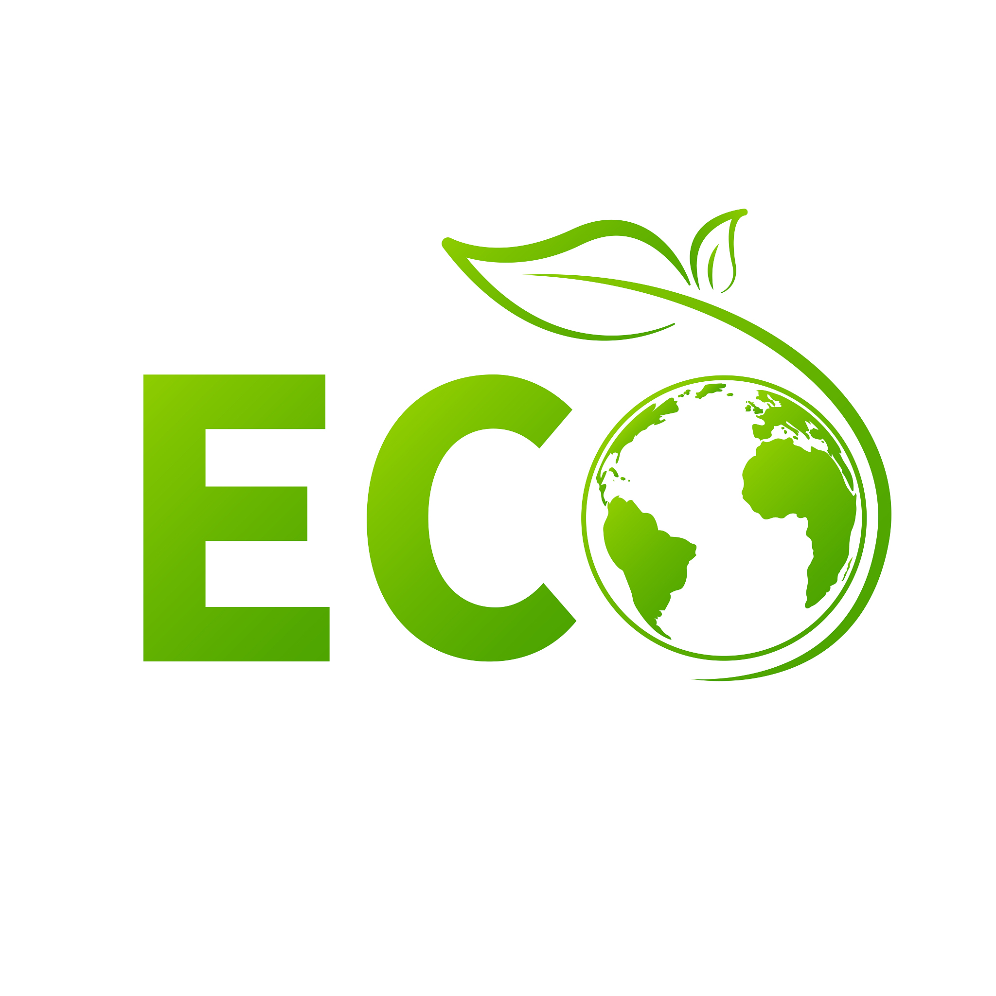 eco friendly sign or logo