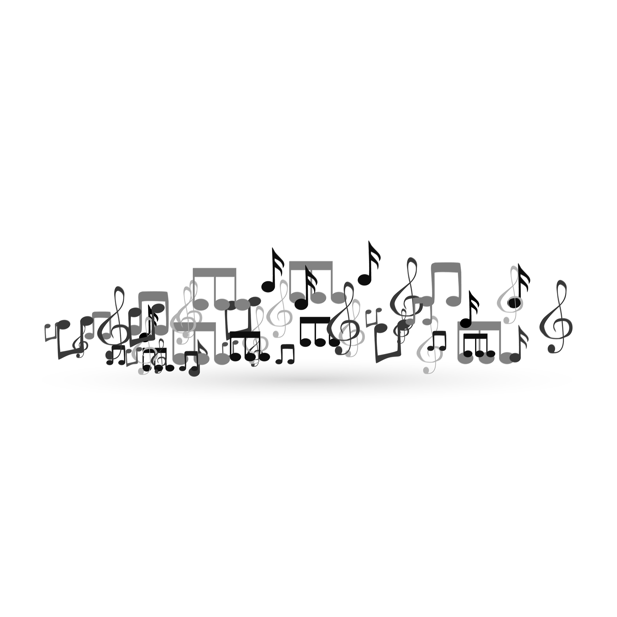 music notes design element