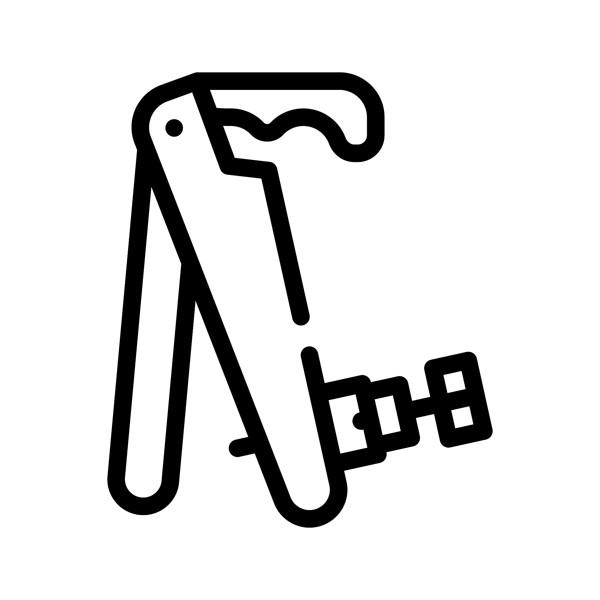violin tool line icon vector illustration