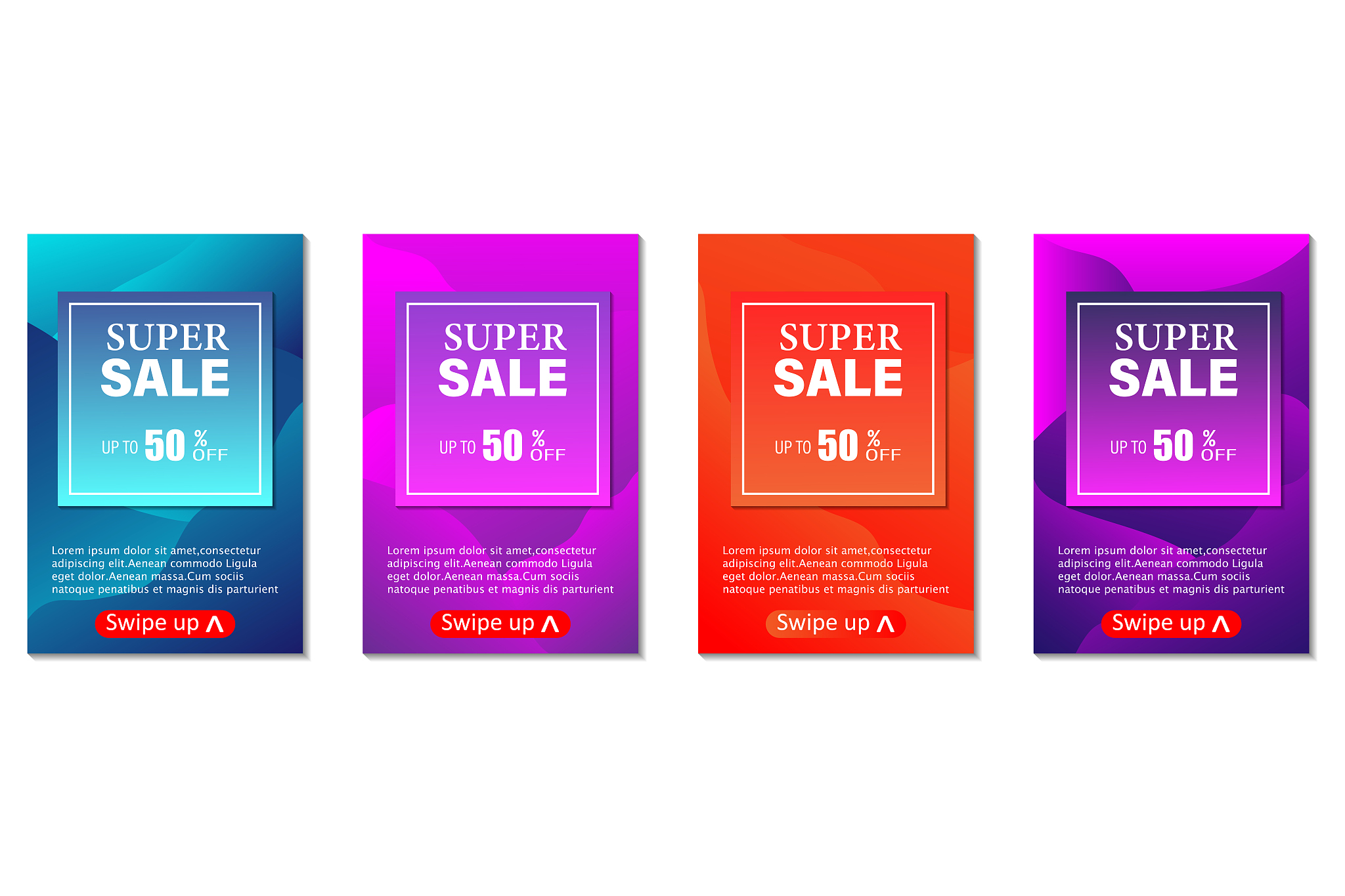 dynamic modern liquid mobile for banner sales. sale banner templ