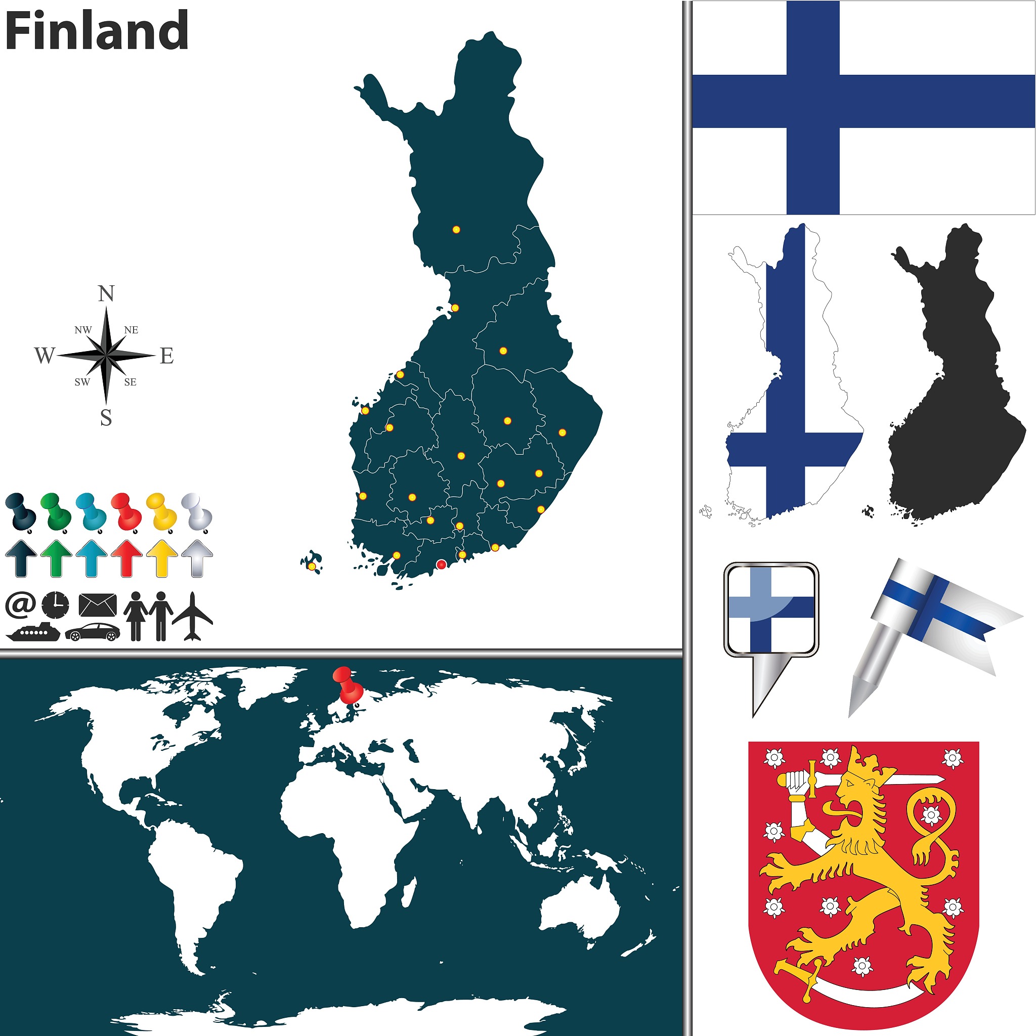 map of finland