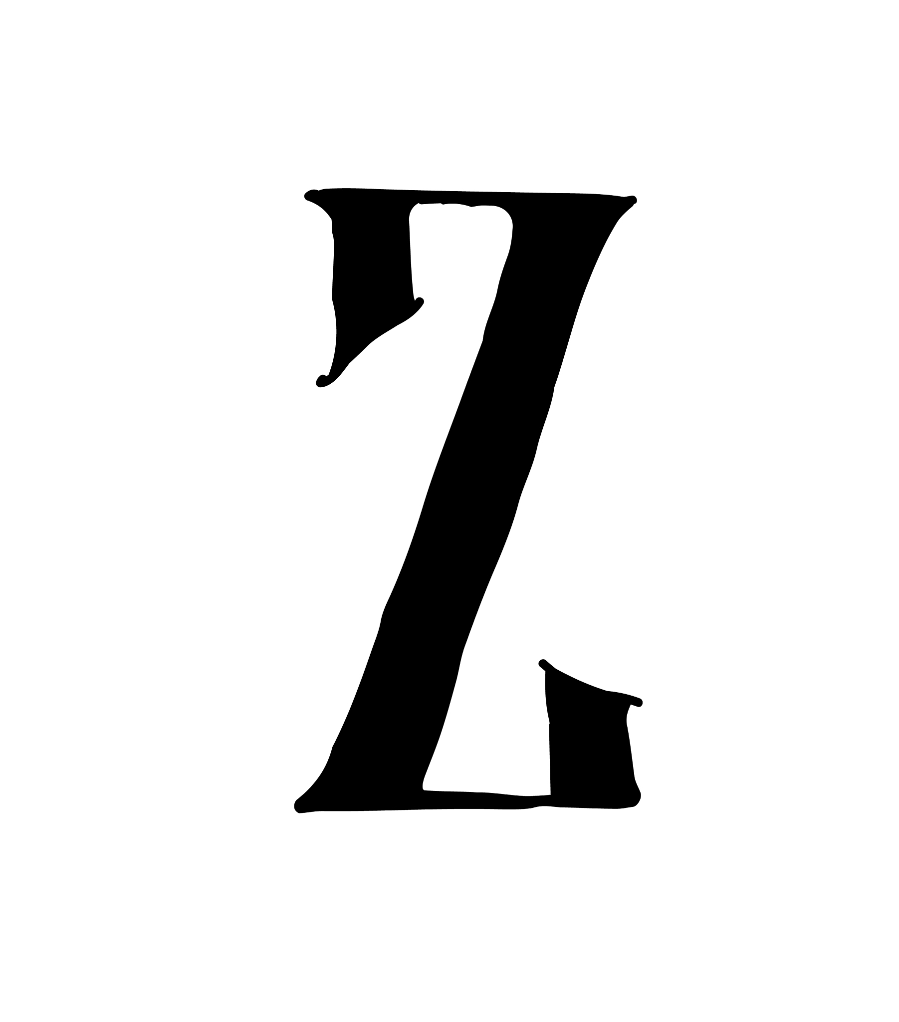 latin letter z logo for company icon for the