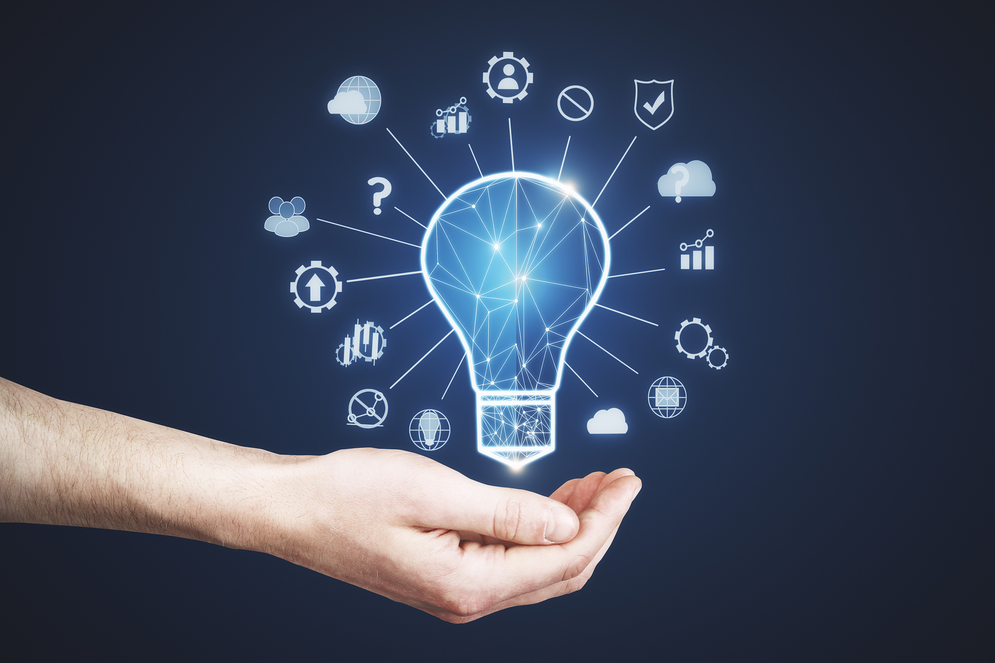 artificial intelligence and science concept