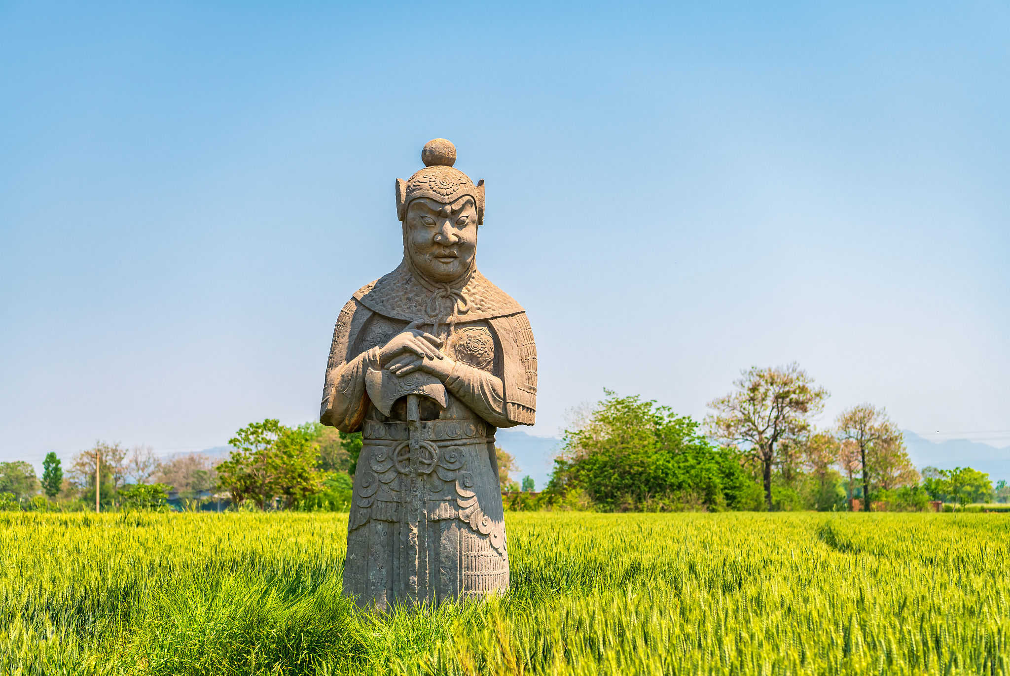 河南郑州巩义宋陵永泰陵(北宋第七位皇帝哲宗赵煦陵墓)户外风光