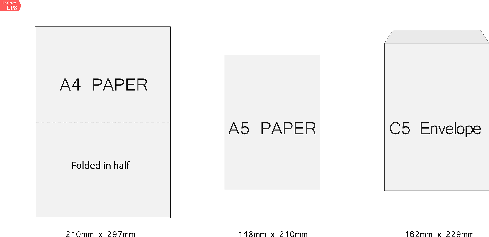 It looks like 4 gray ones and one white one