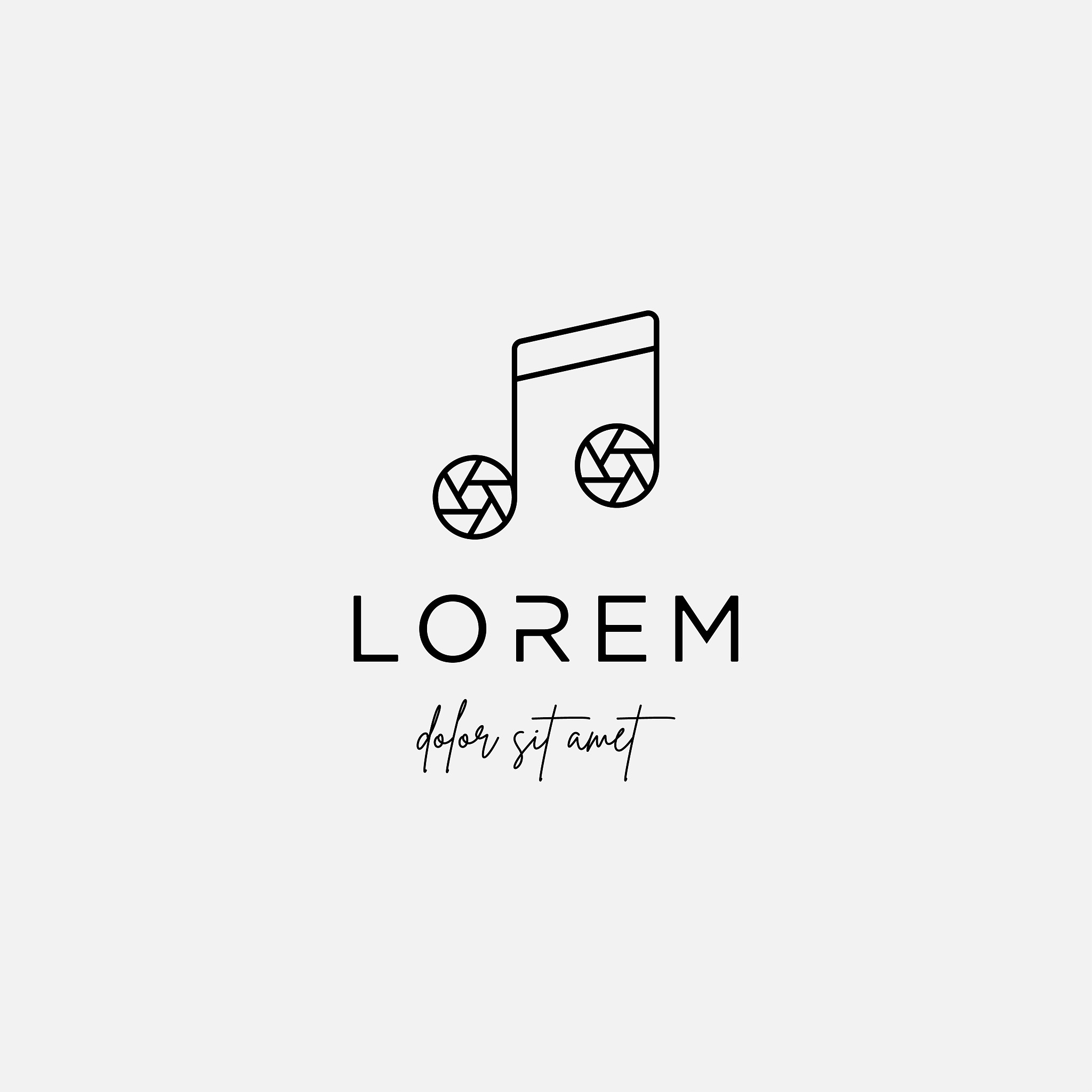 music camera icon vector design