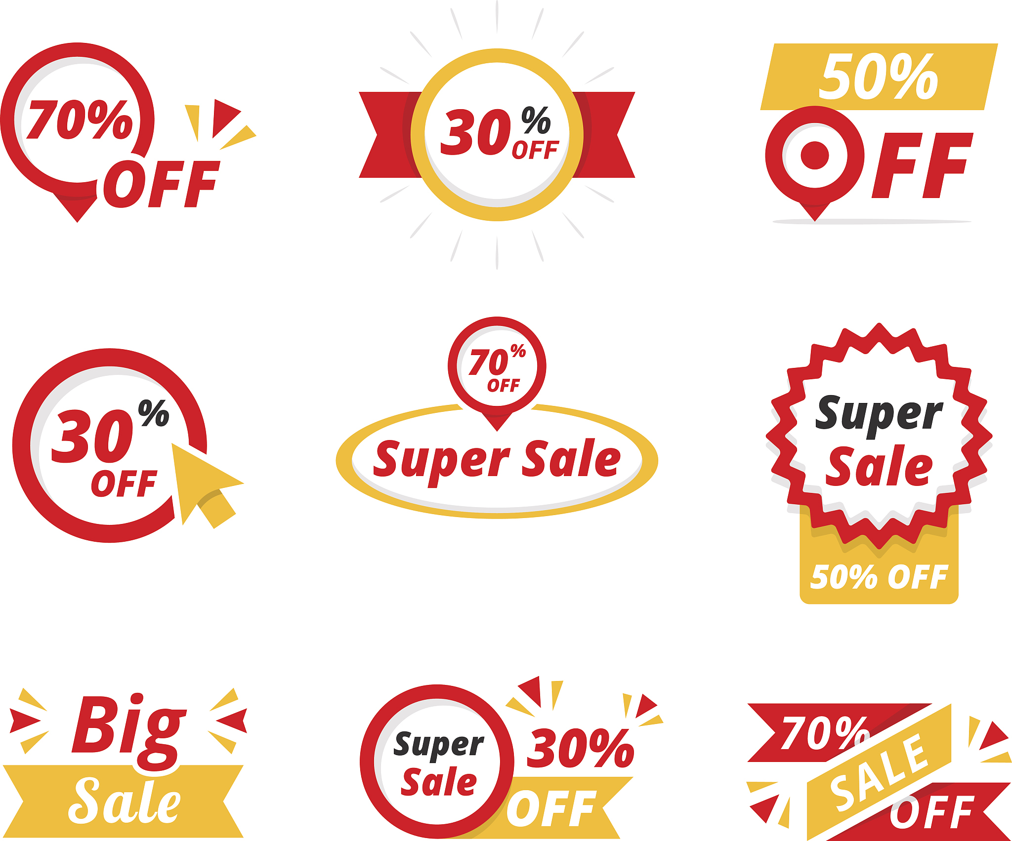 sale banners