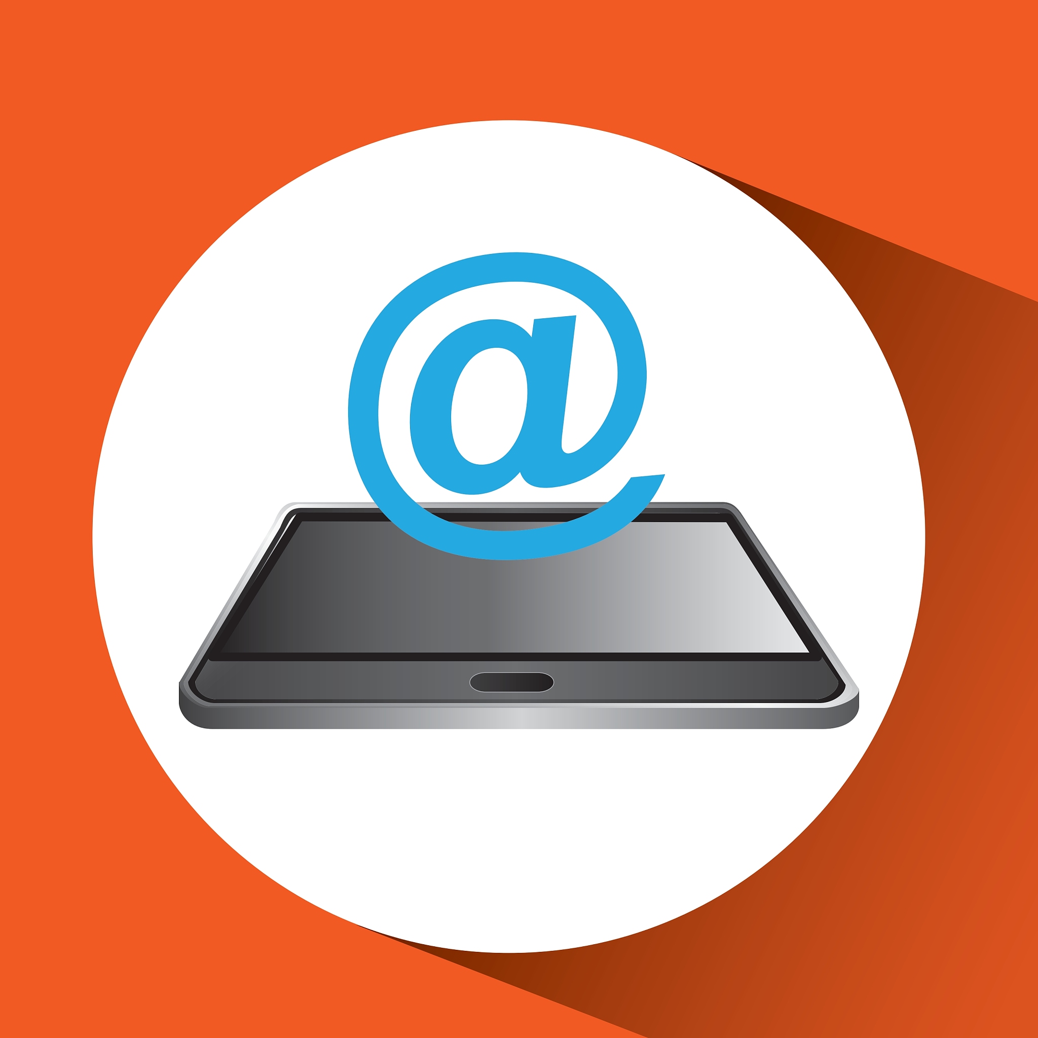smartphone black lying e-mail icon design