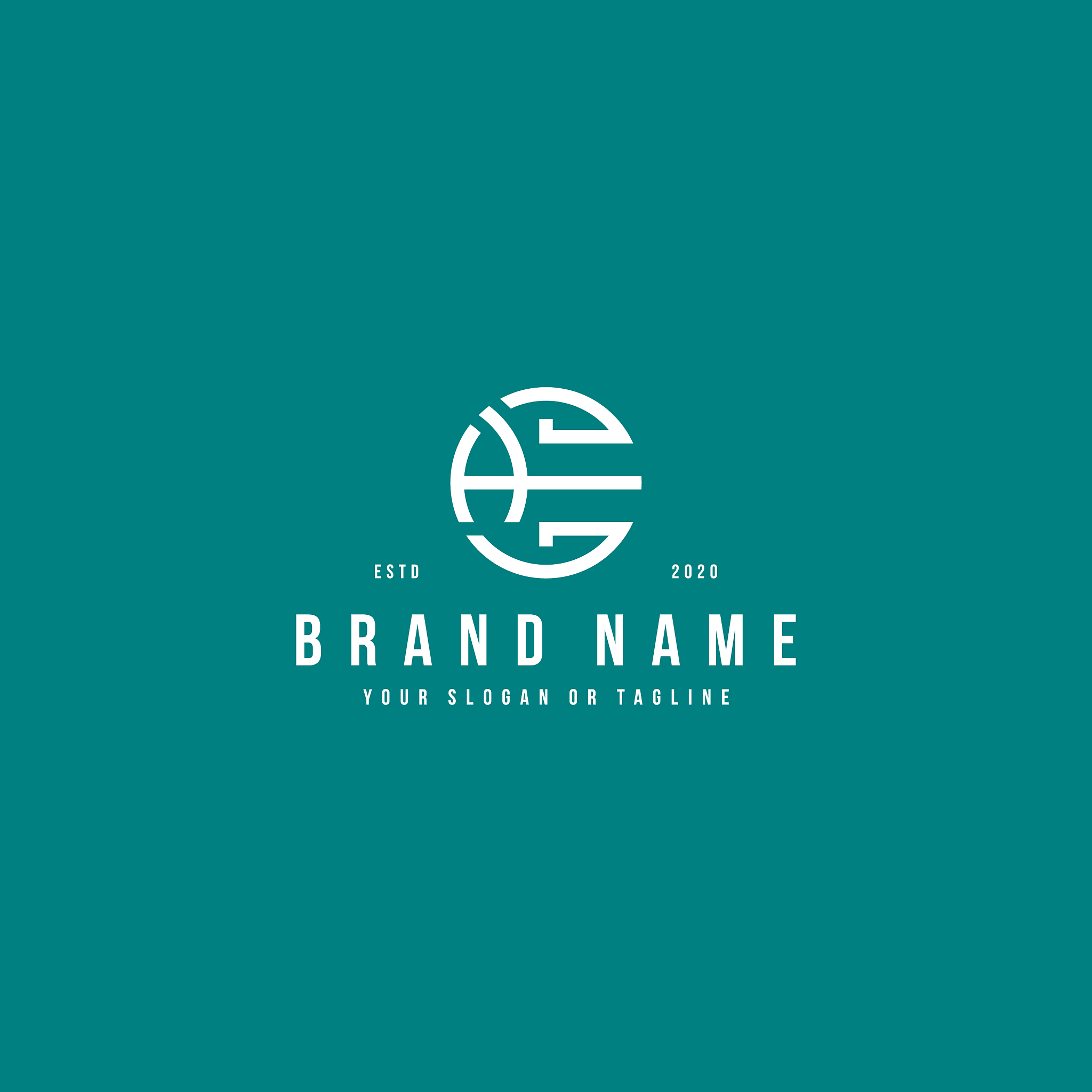 letter ea logo design