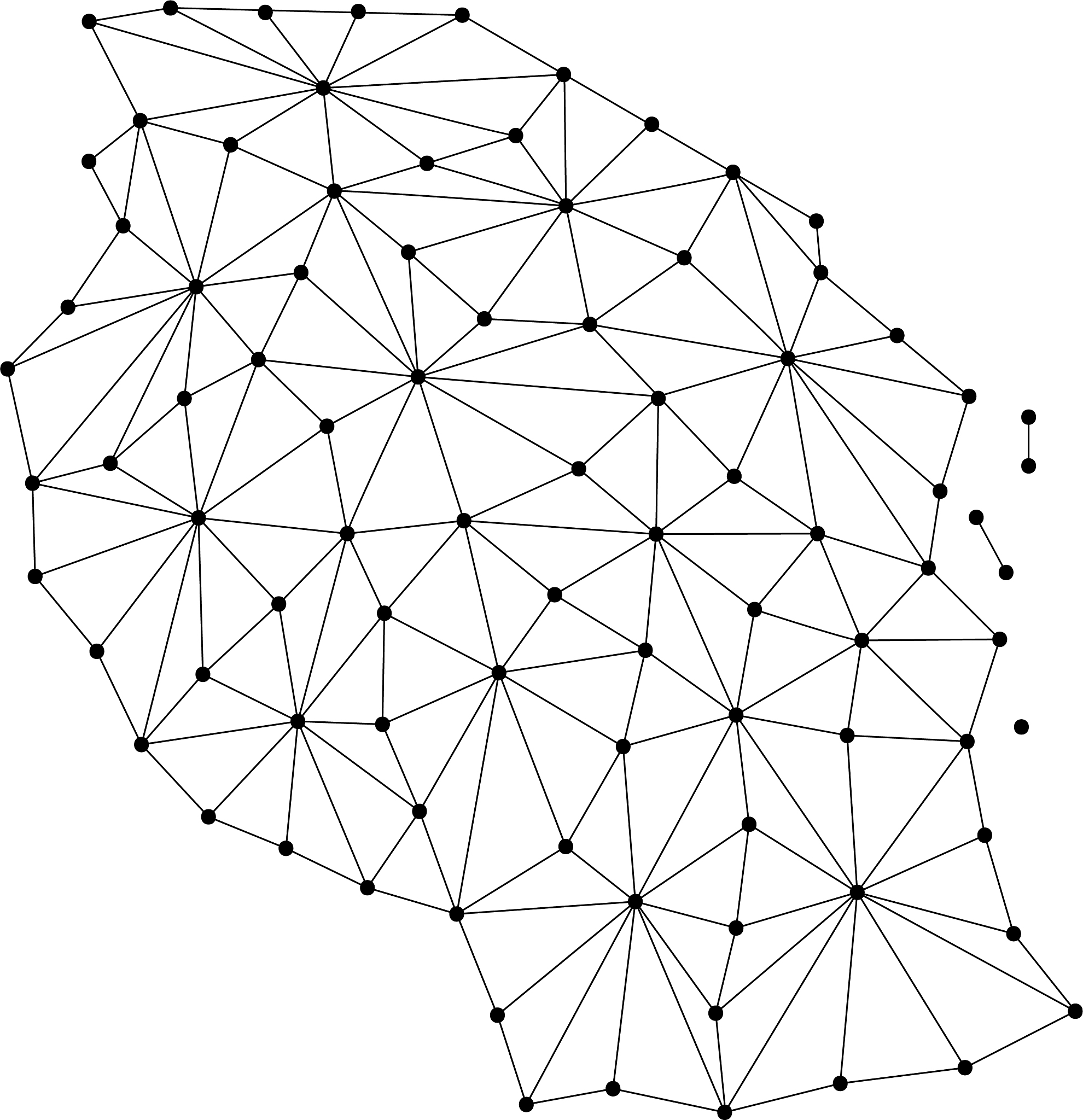 tanzania map of polygonal mosaic lines network