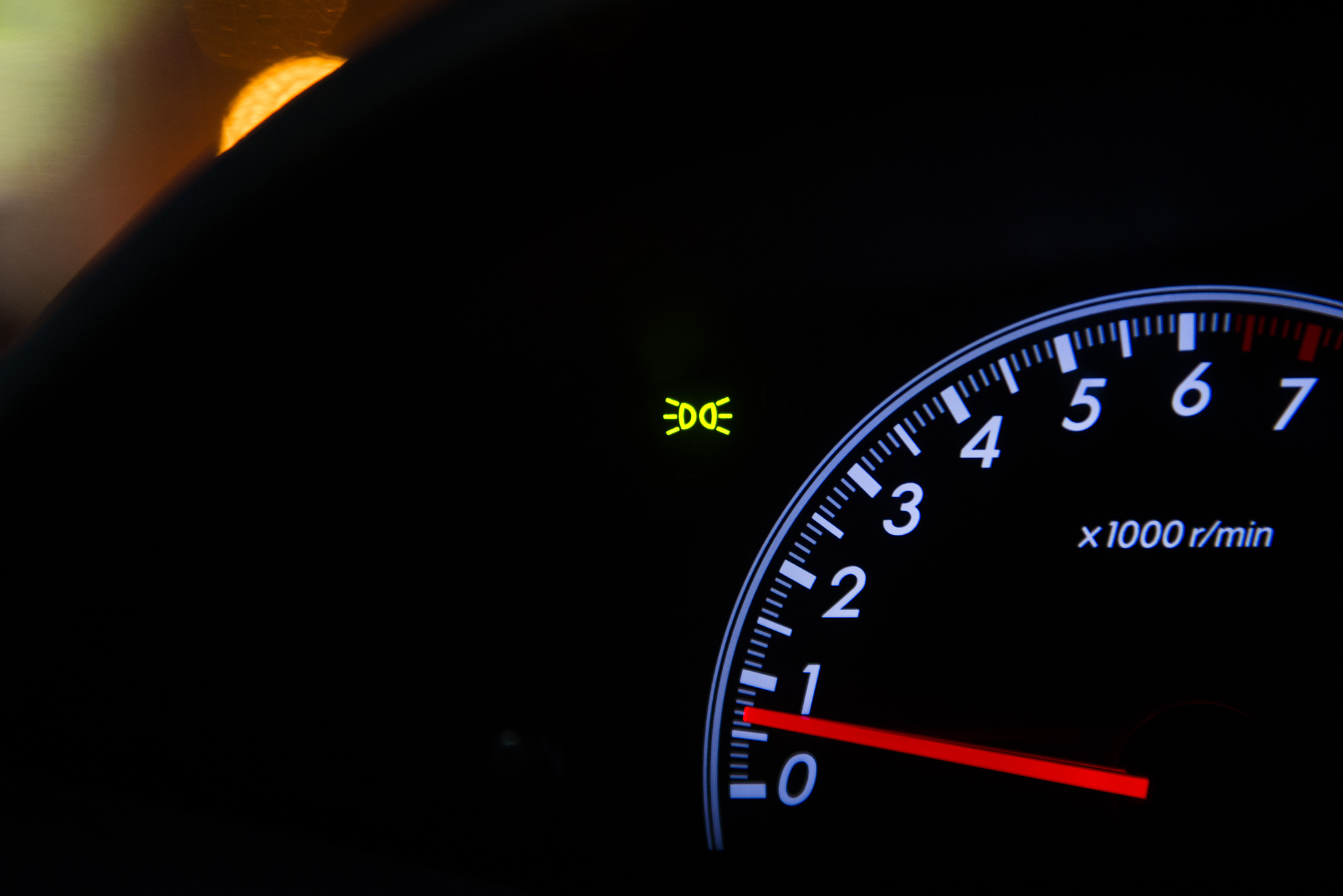 detail of car dashboard auto