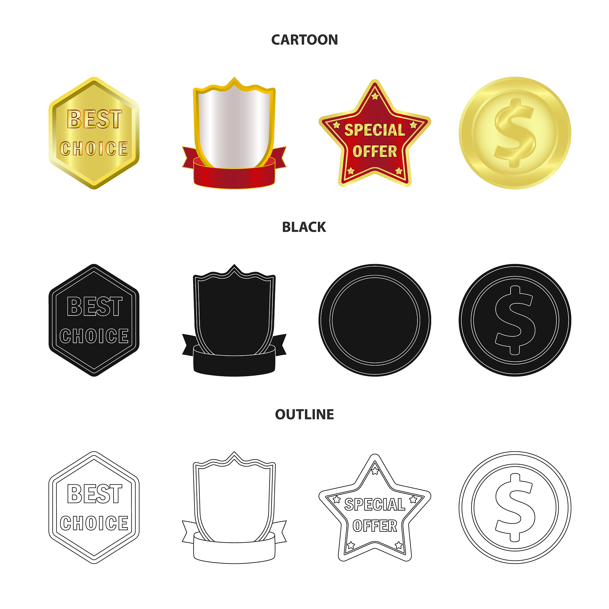 emblem and badge sign