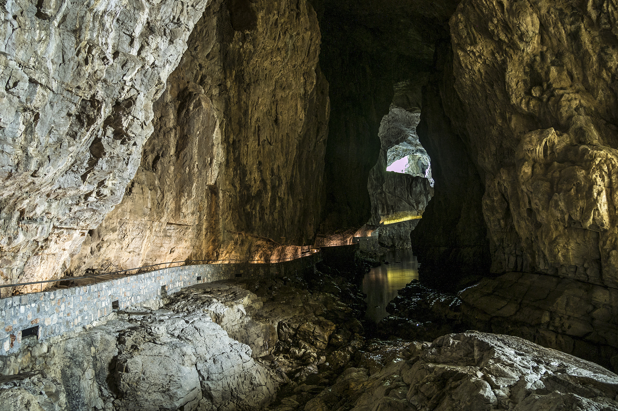 skocjan caves, natural heritage site in slovenia