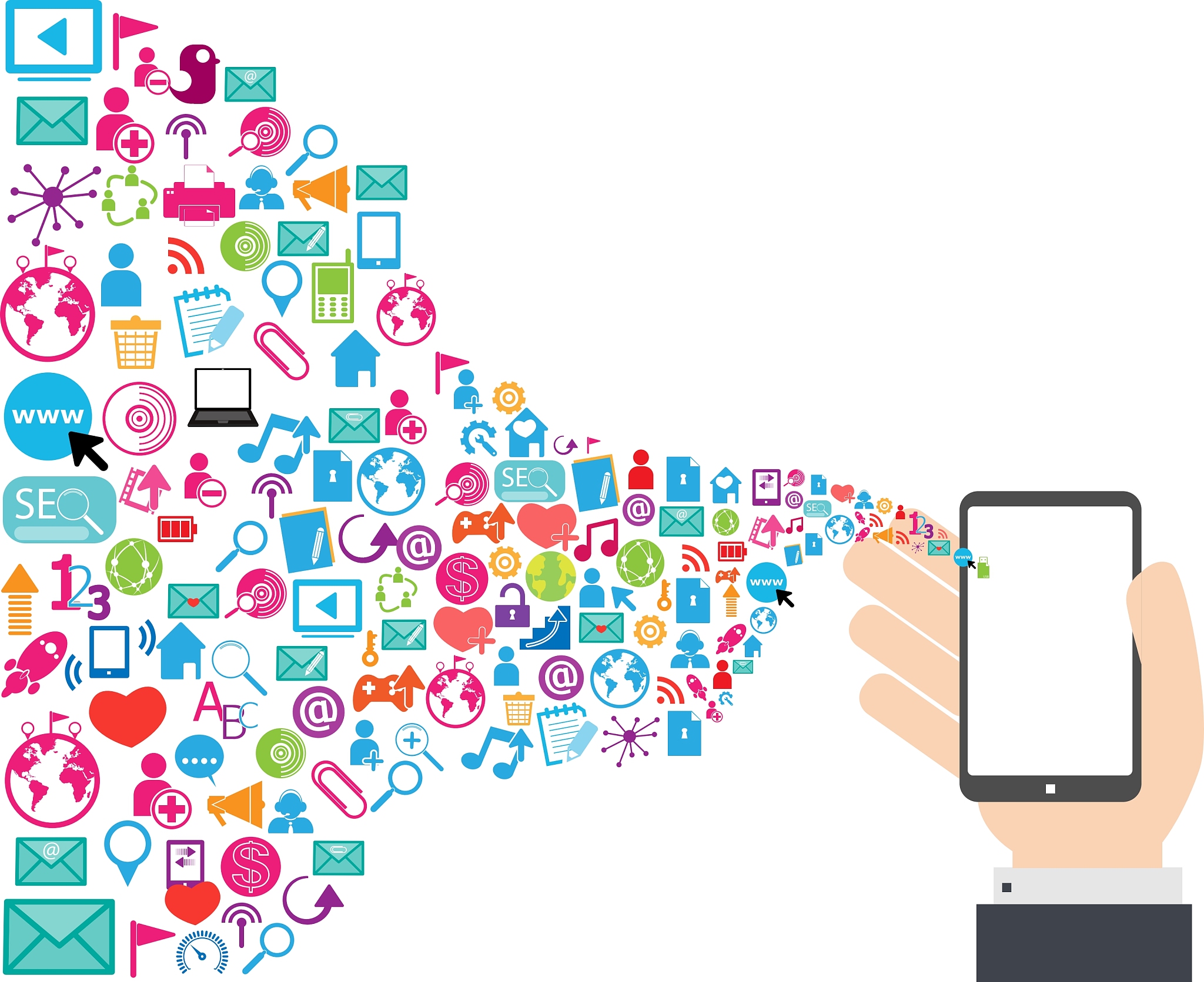 smart phone and cloud technology