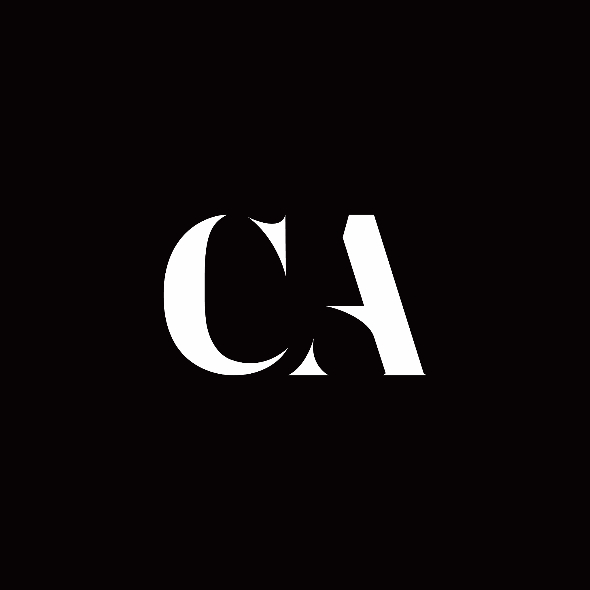 ca logo letter initial logo designs template
