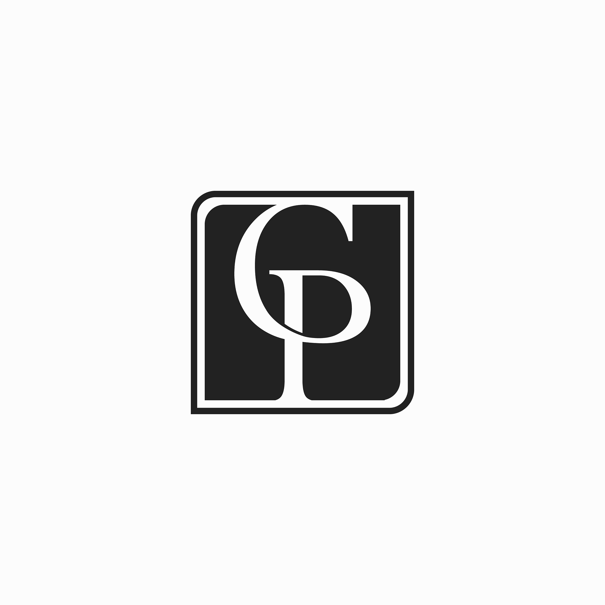 cp or pc letter template logos design