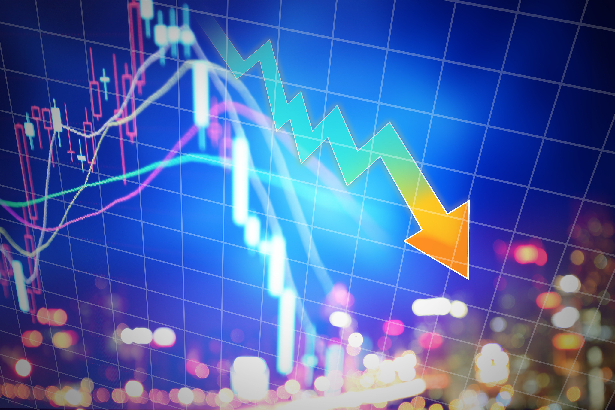 stock market display