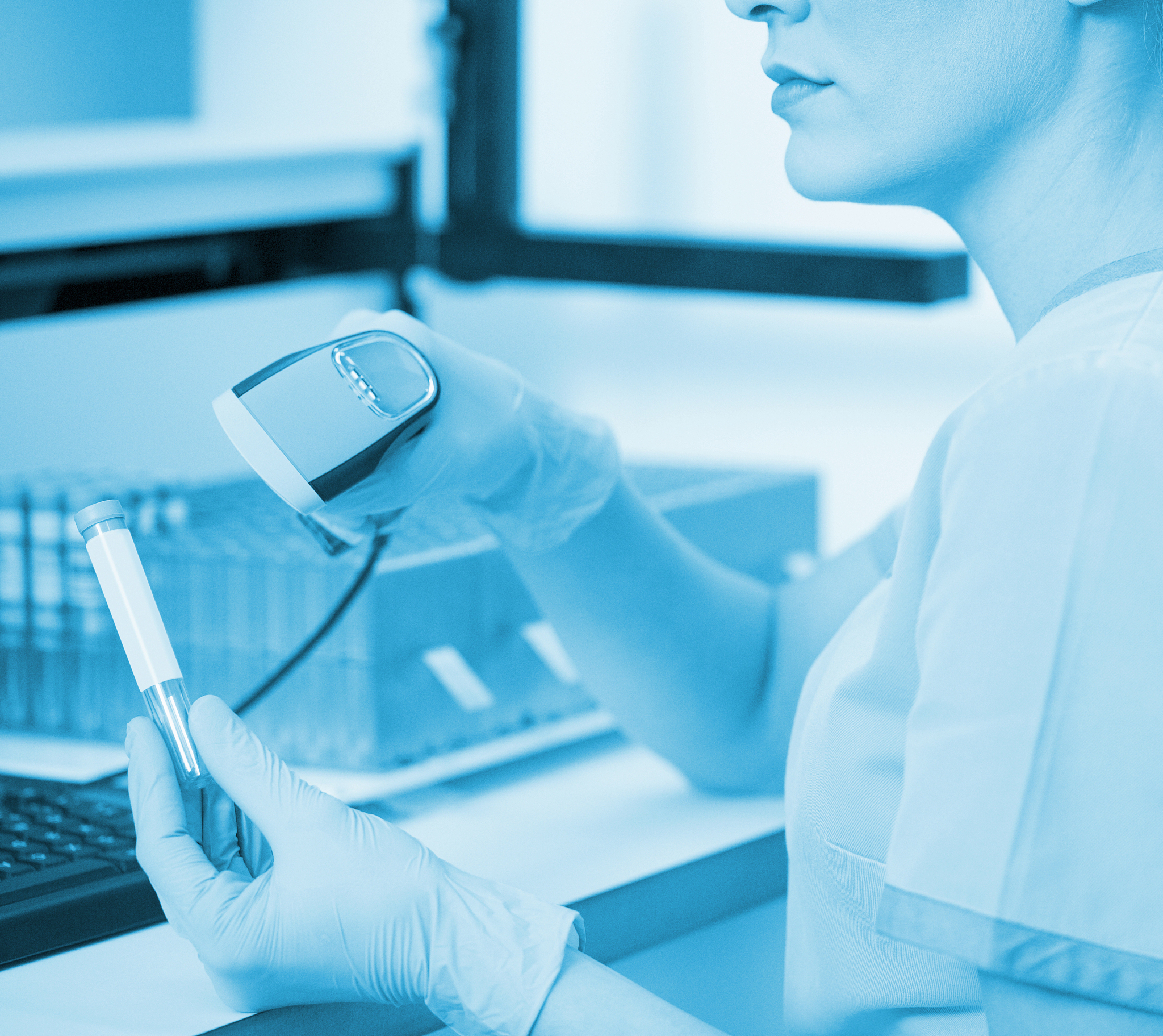 doctor in medical laboratory working test with medical samples  