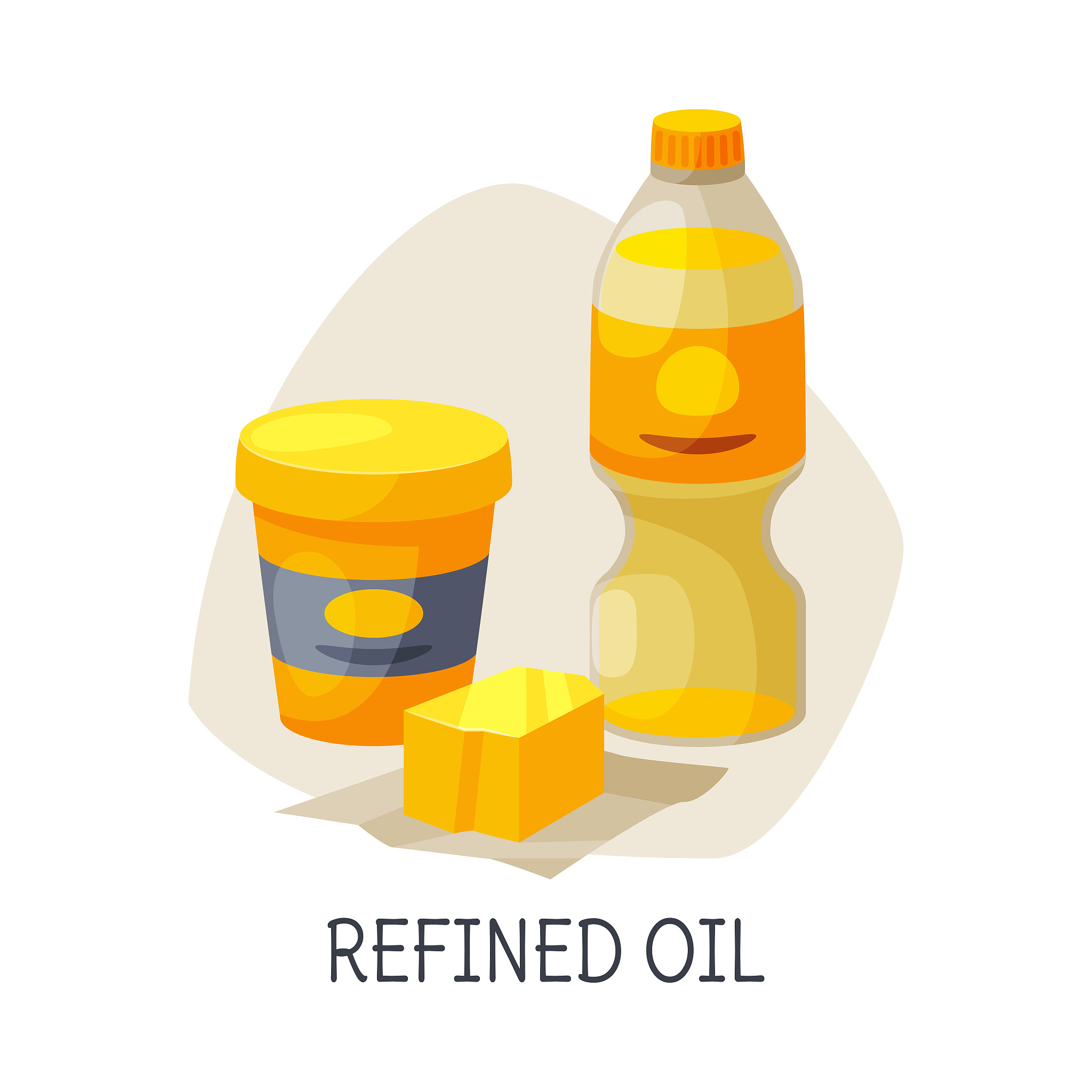 unhealthy food for brain, refined oil, butter and vegetable oil 