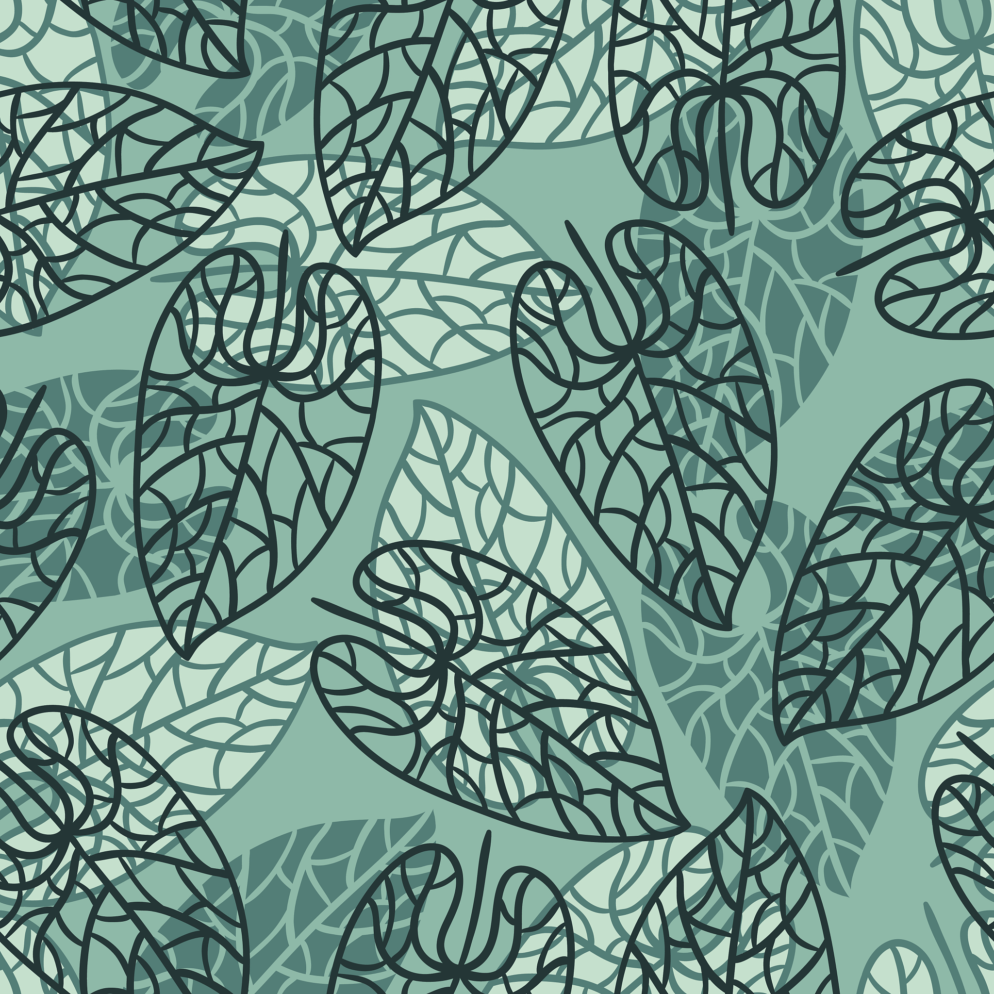 植物肌理元素抽象应用：设计中的自然灵感