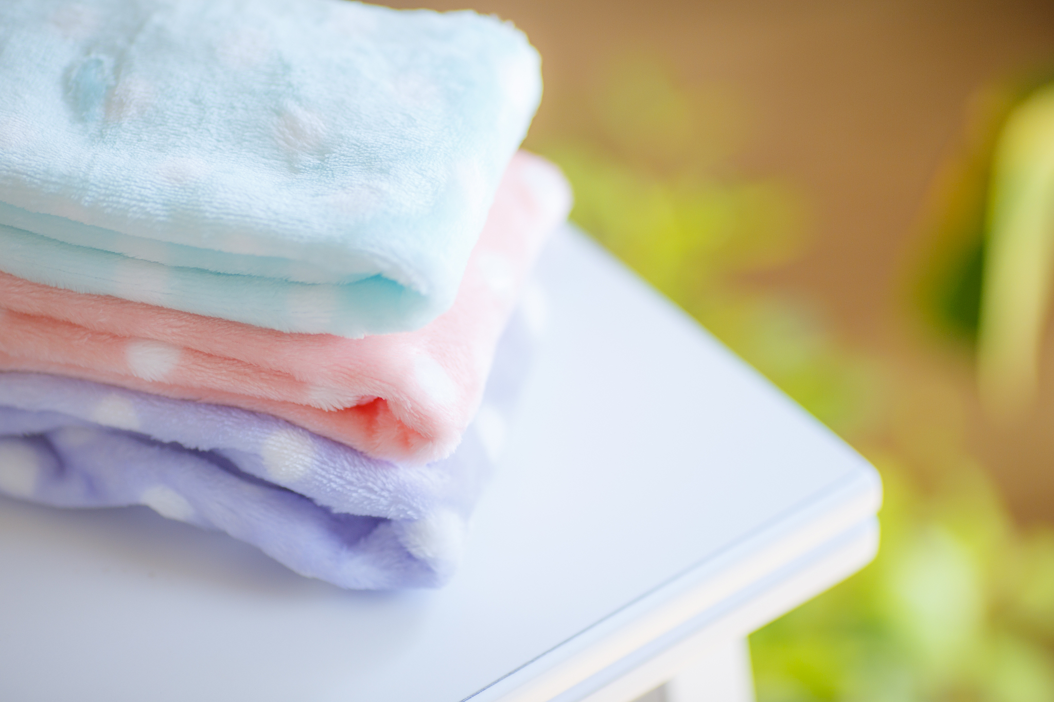 natural light and towel