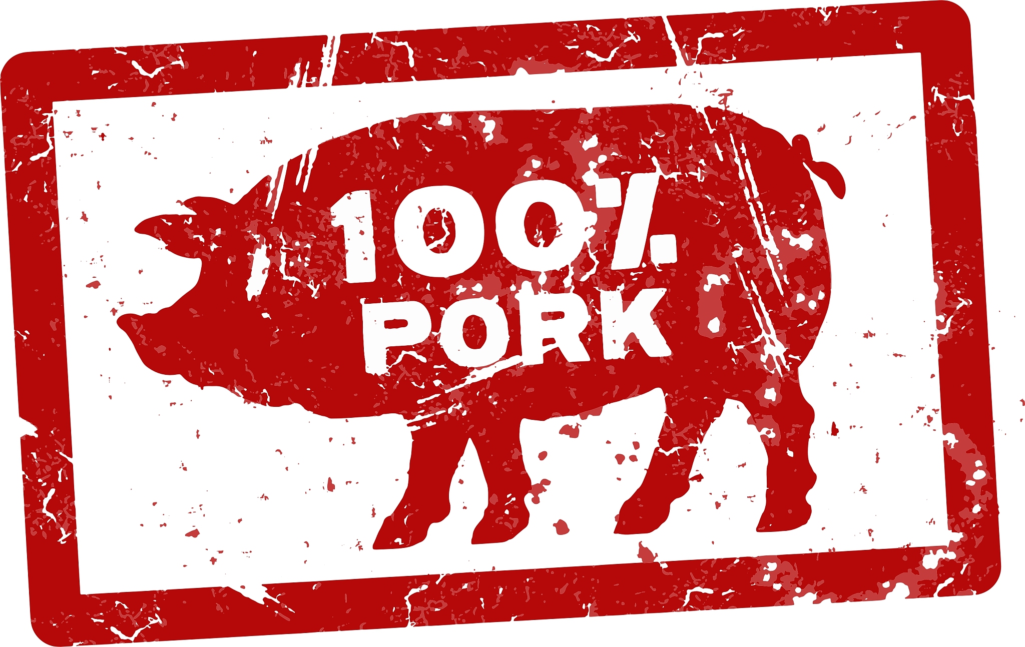 为什么有的猪肉盖红章,有的盖蓝章，