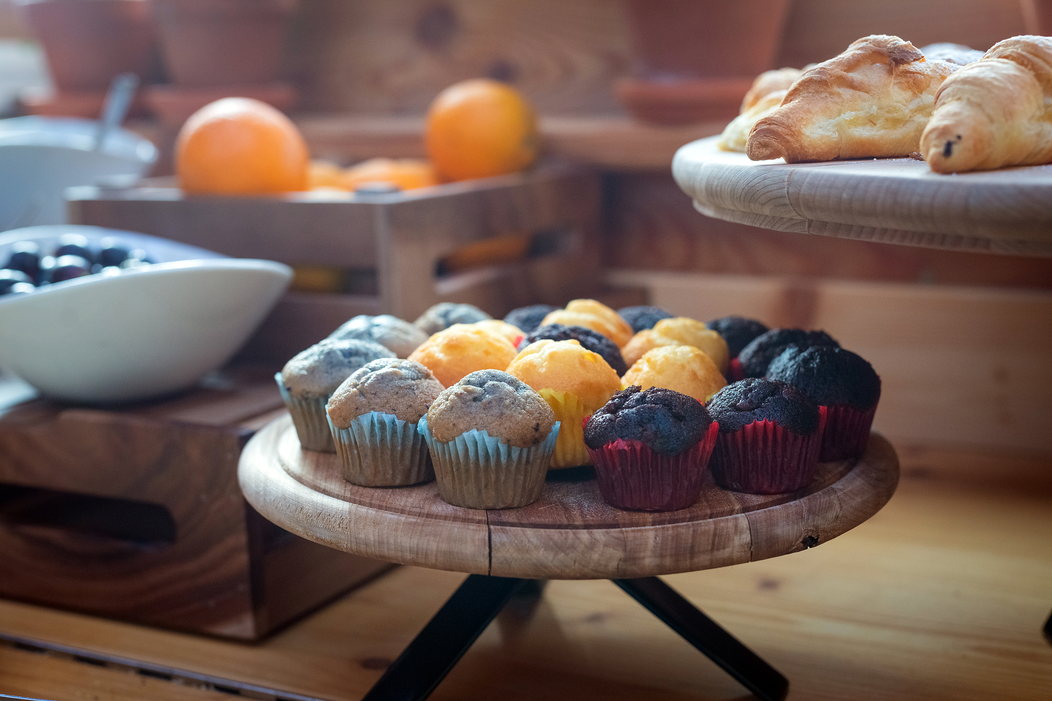 freshly baked muffins