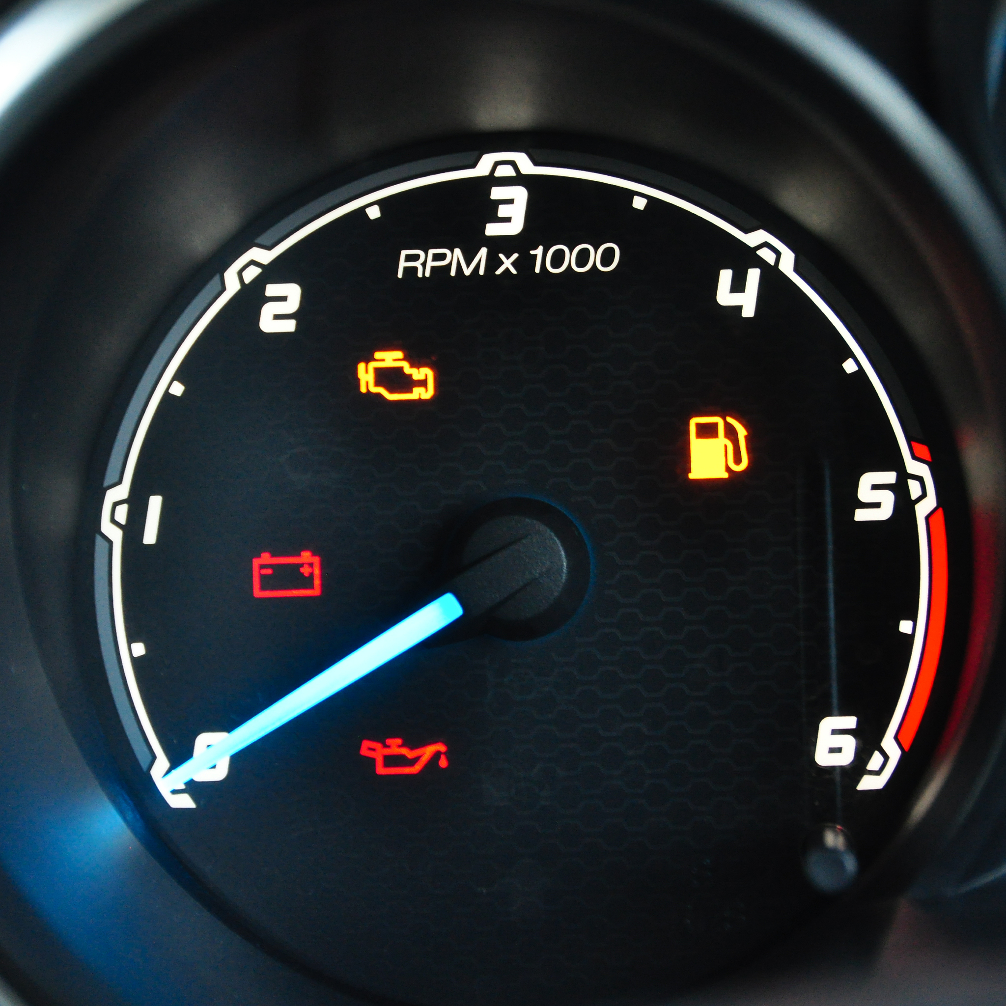 close up modern car dashboard