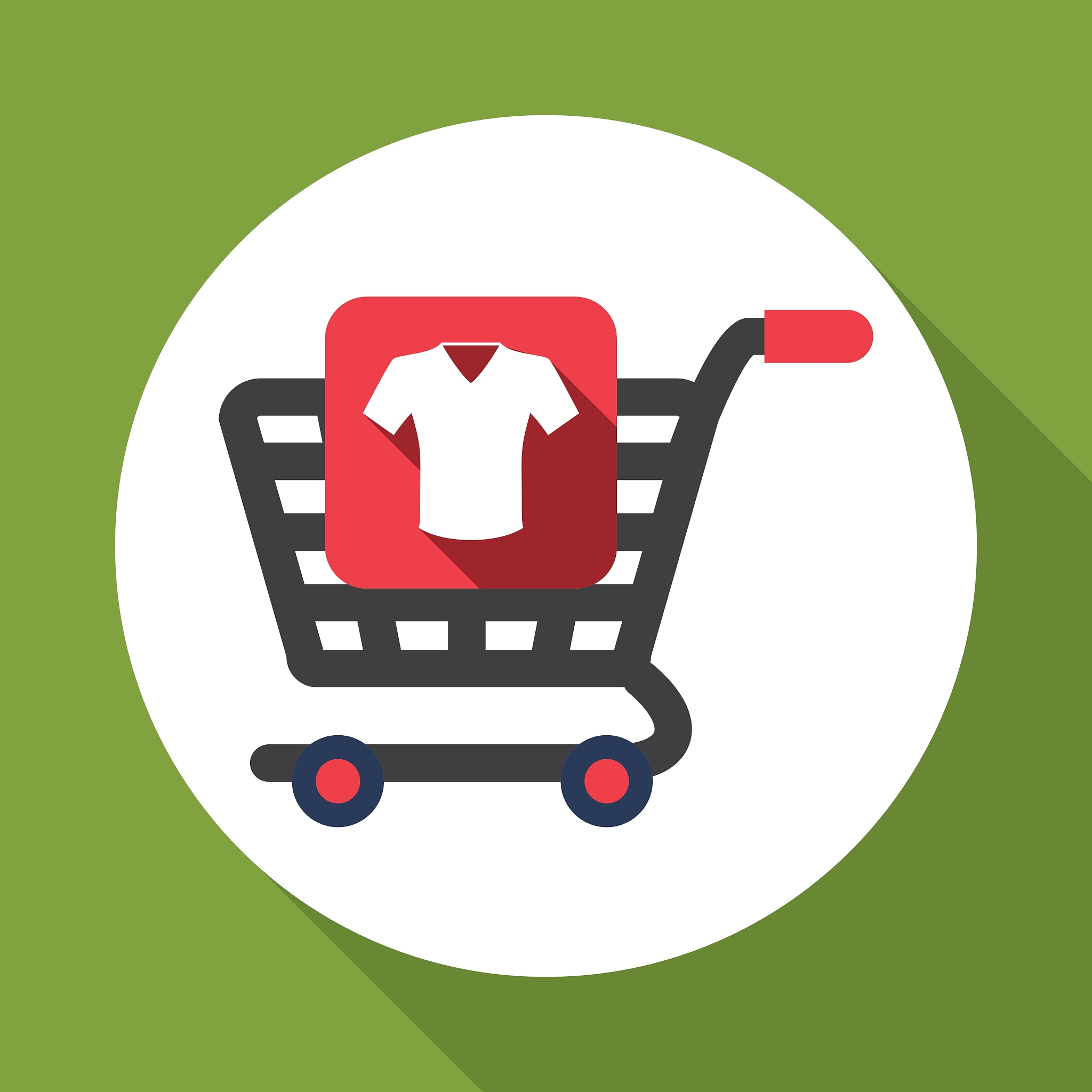 shopping design sales and retail icon isolated