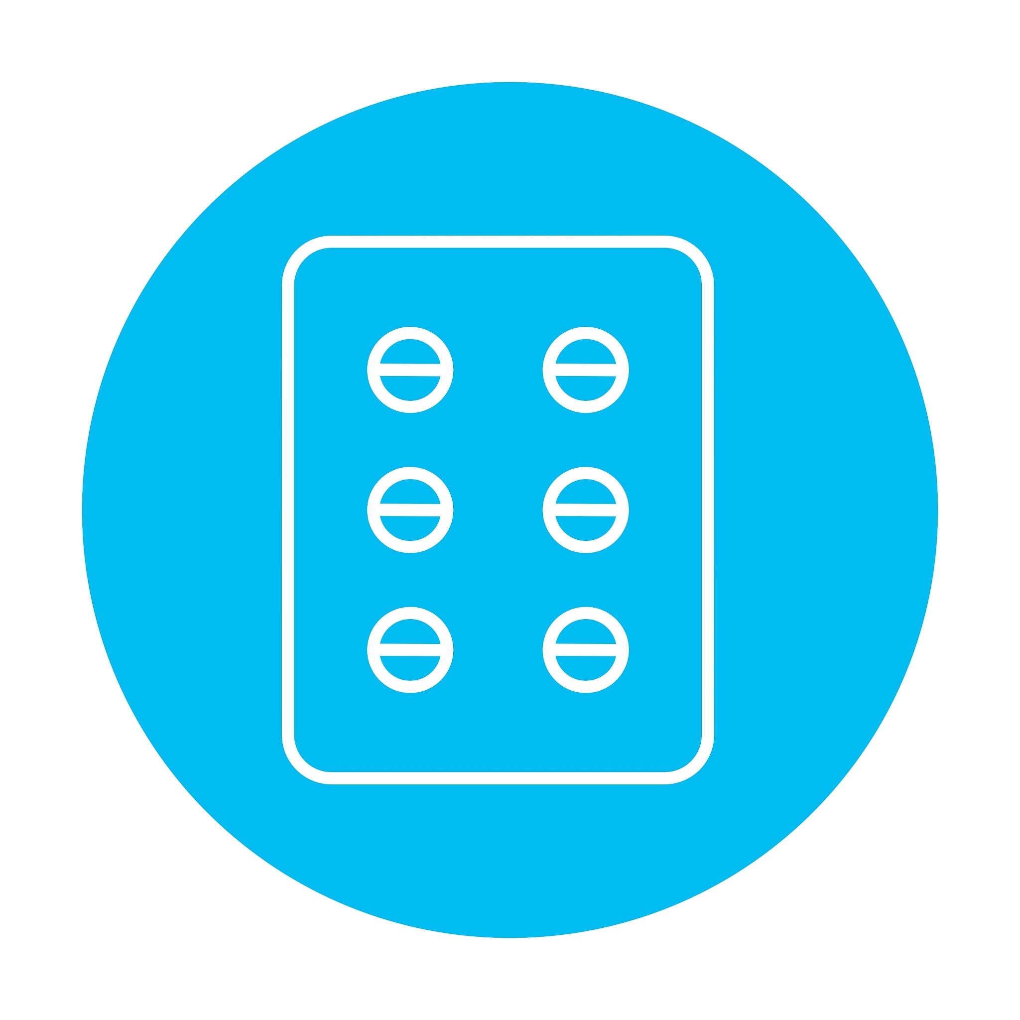 plate of pills line icon