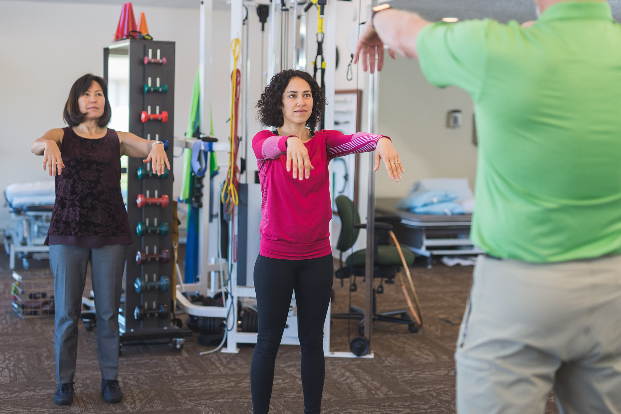 tai chi in a physiotherapy clinic