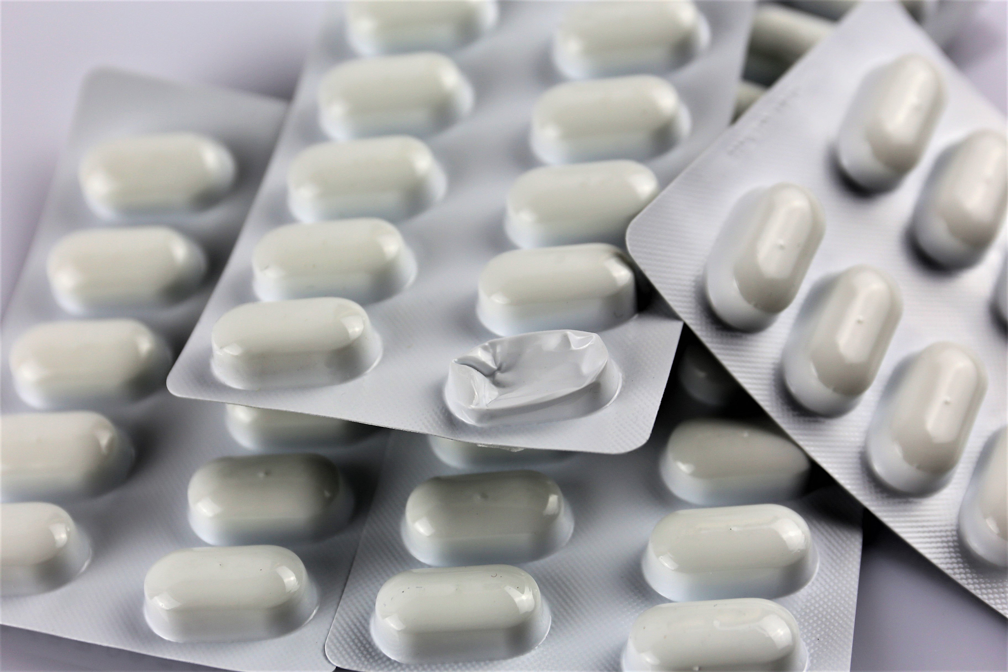 an concept image of tablets abuse - drugs