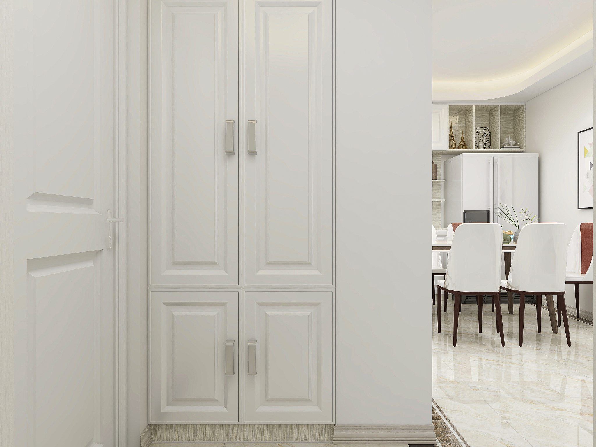 装修用什么颜色柜门