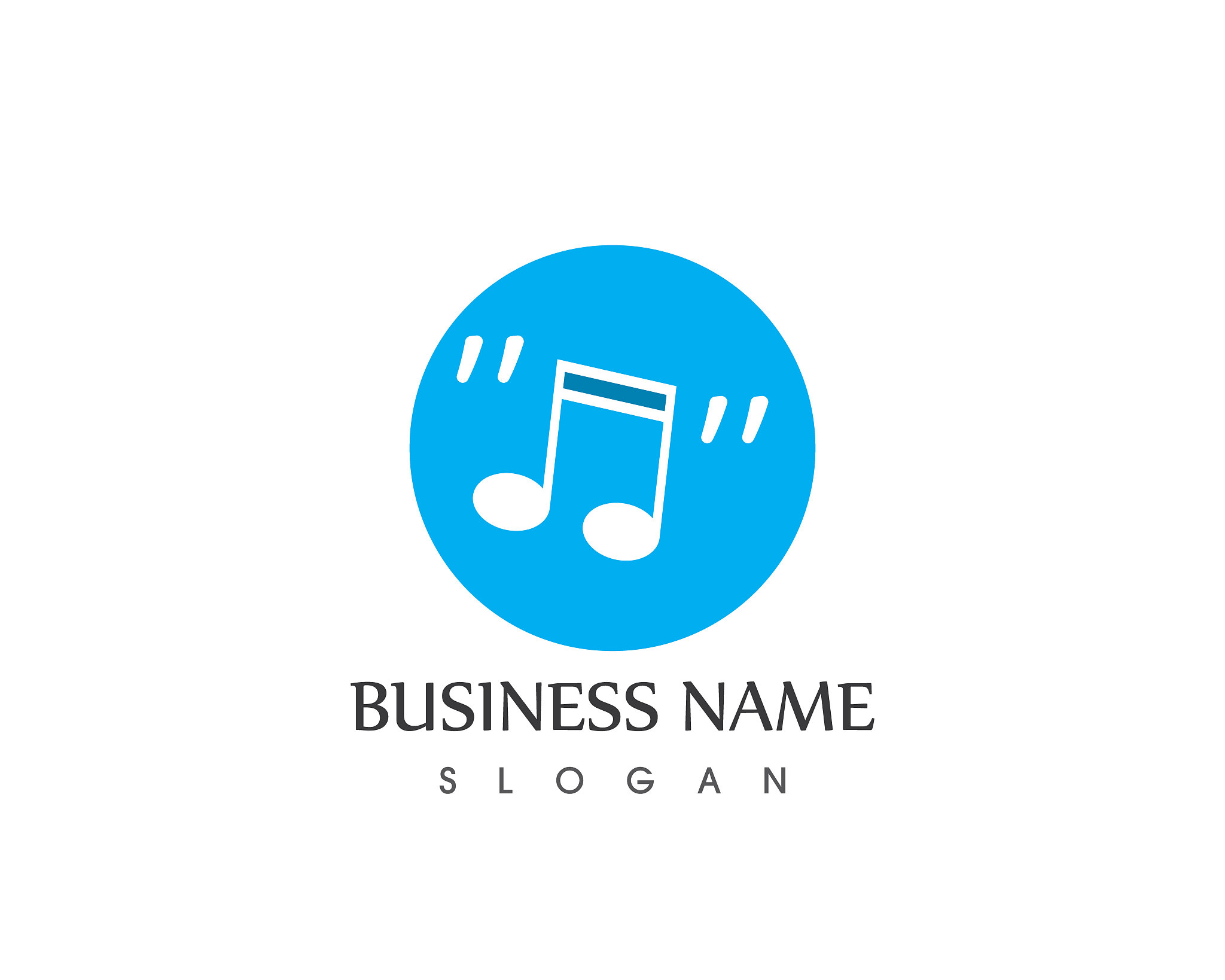 music note icon template