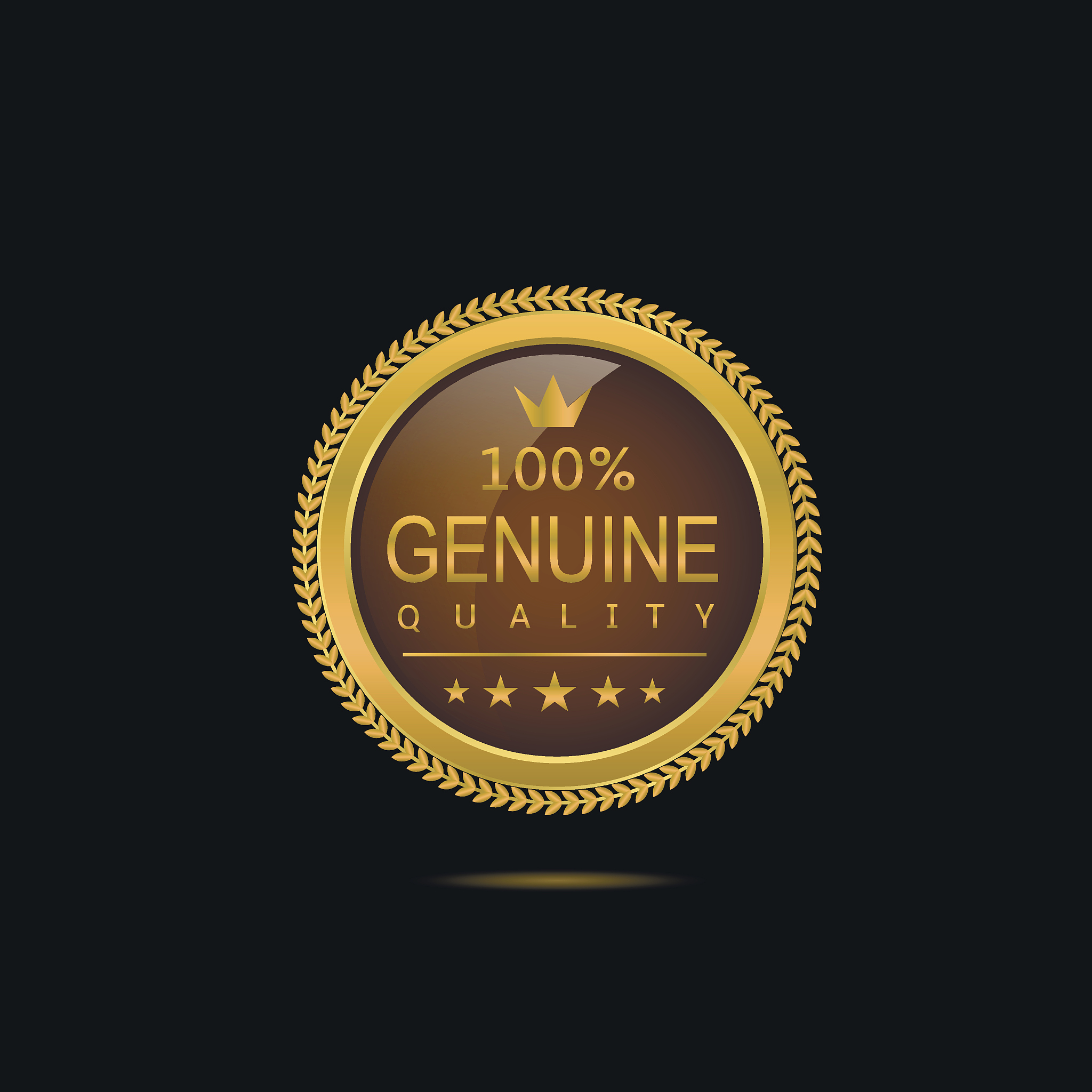 genuine quality label