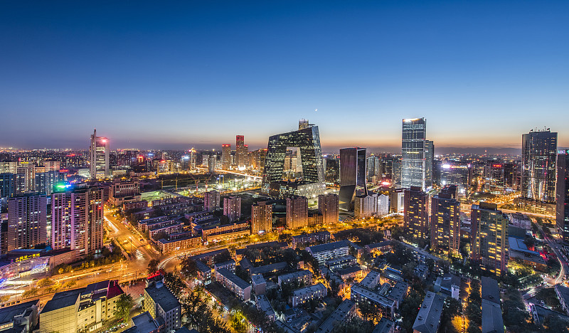 北京cbd夜景
