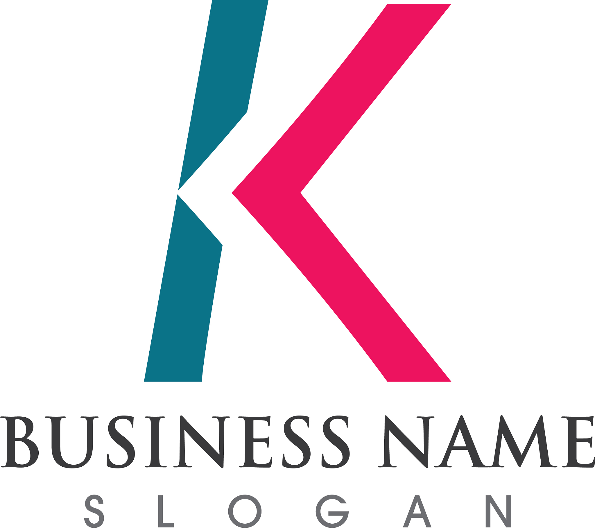 k letter business logo and symbol