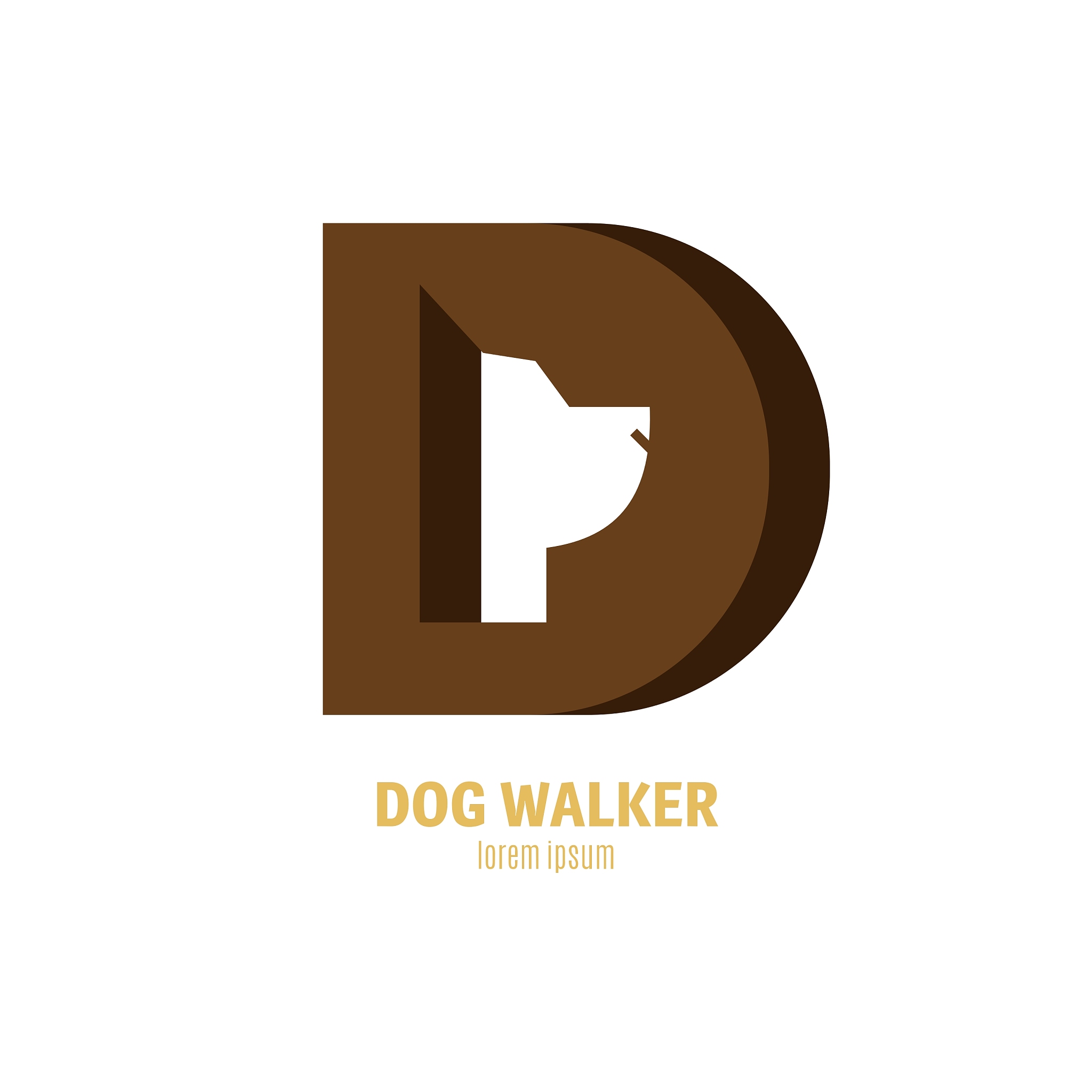 logo with a dog