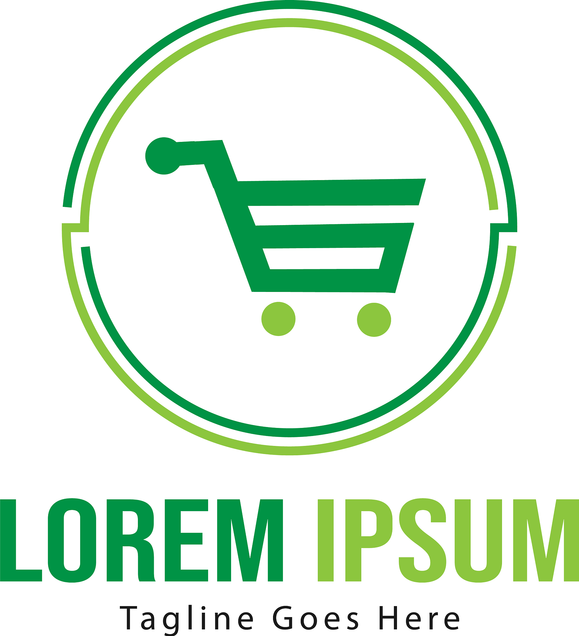 shopping logo template design shopping logo with