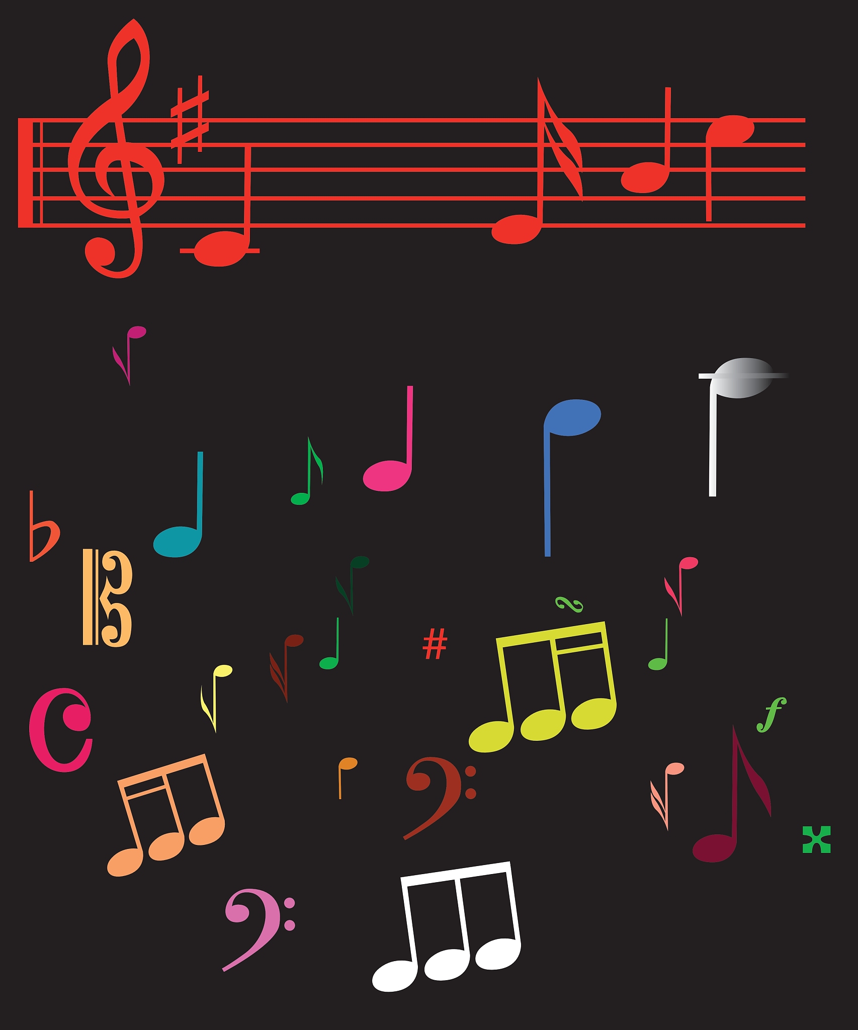 musical notes