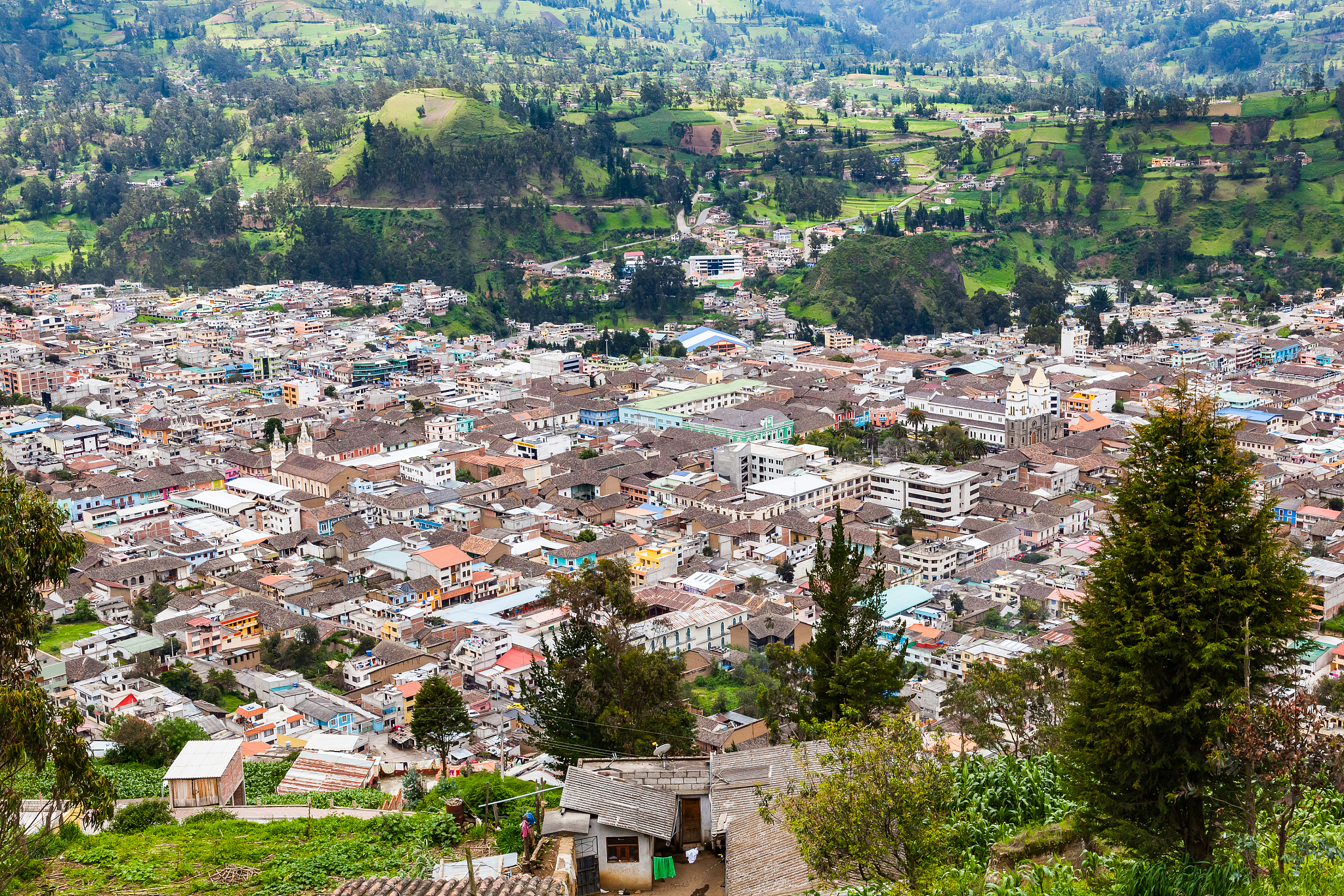 guaranda city, ecuador