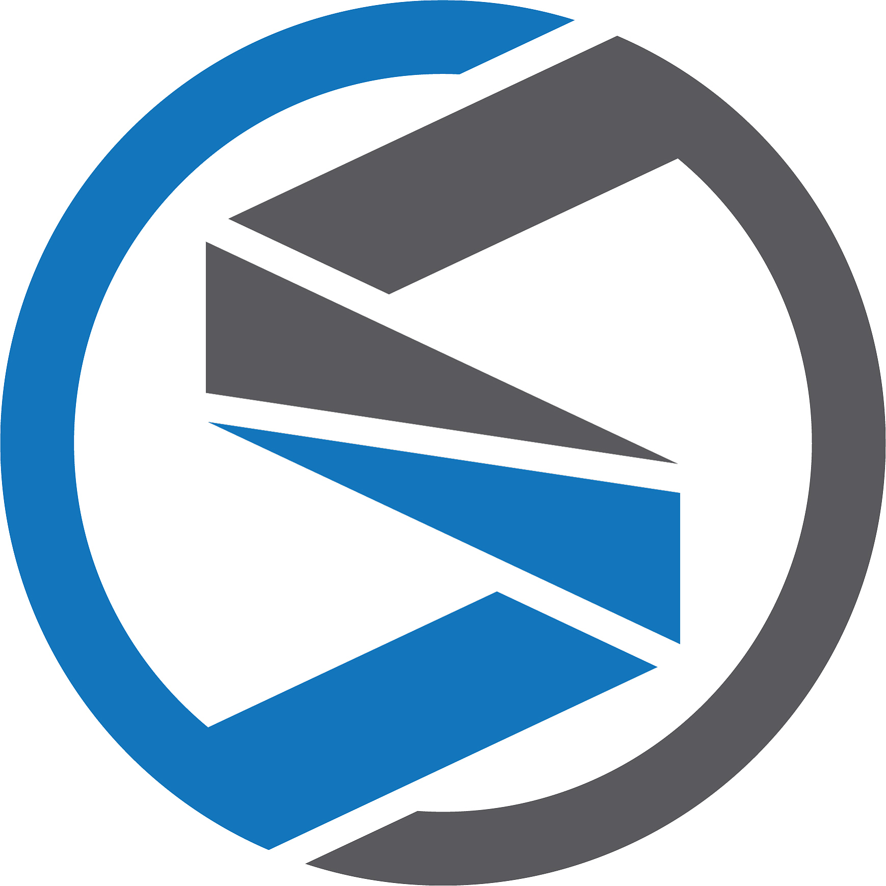 s letter logo template