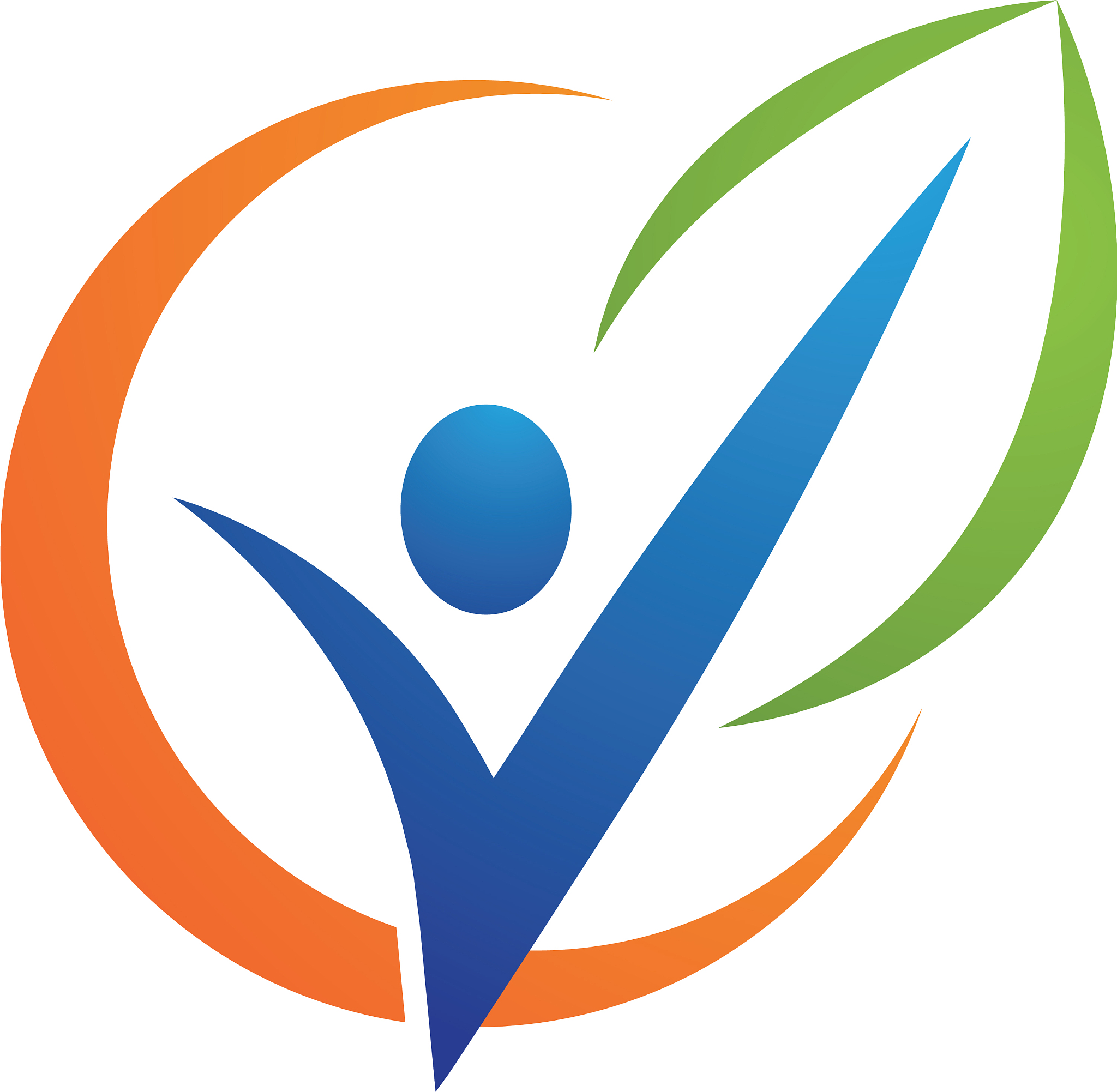 human character logo sign
