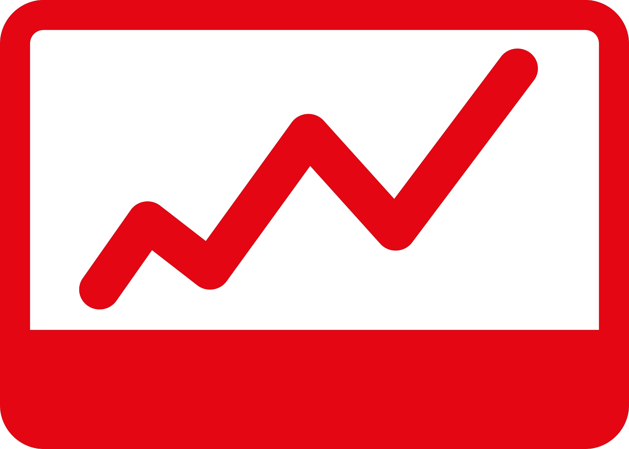 stock market icon from business bicolor set