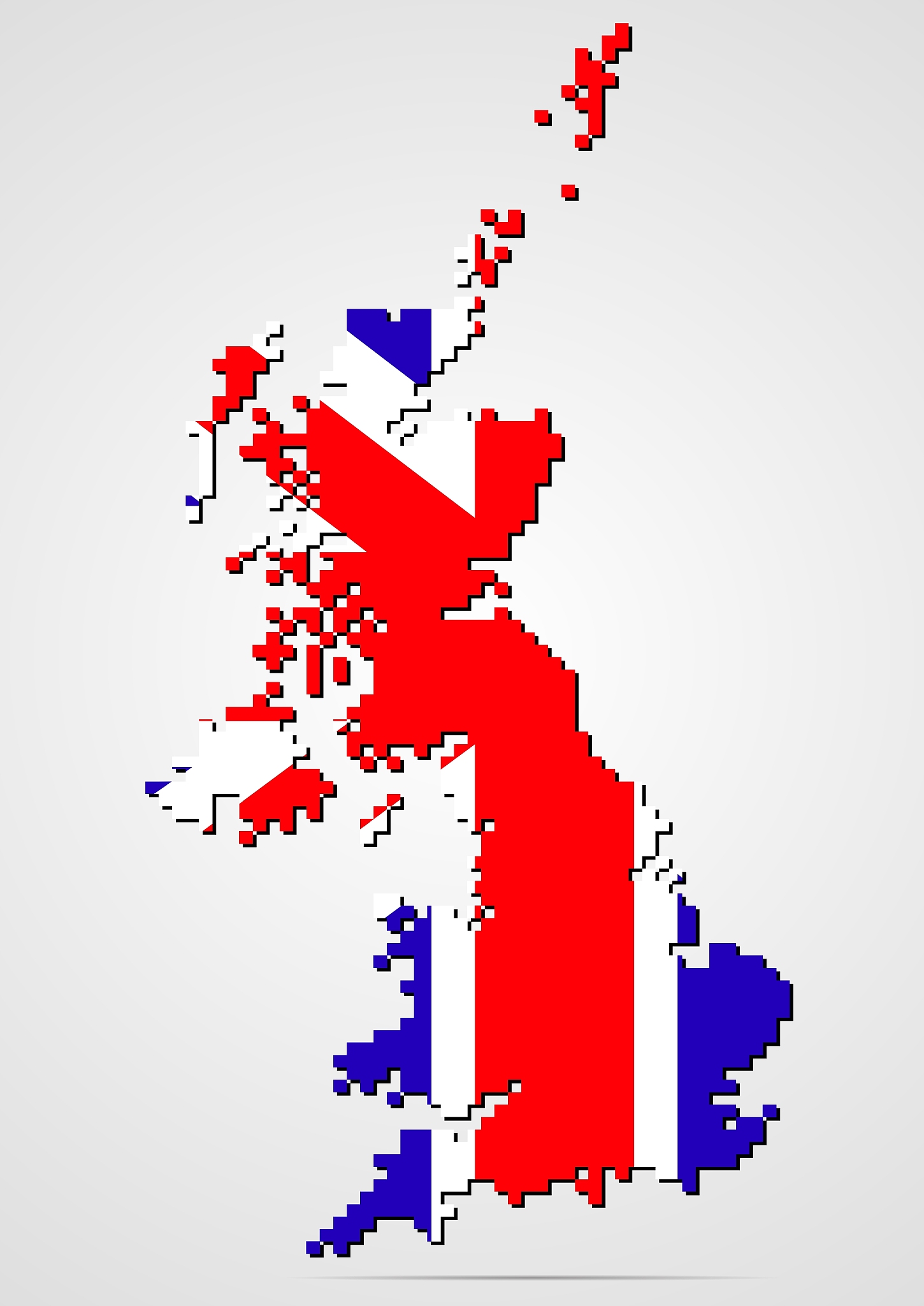 creative pixel uk map
