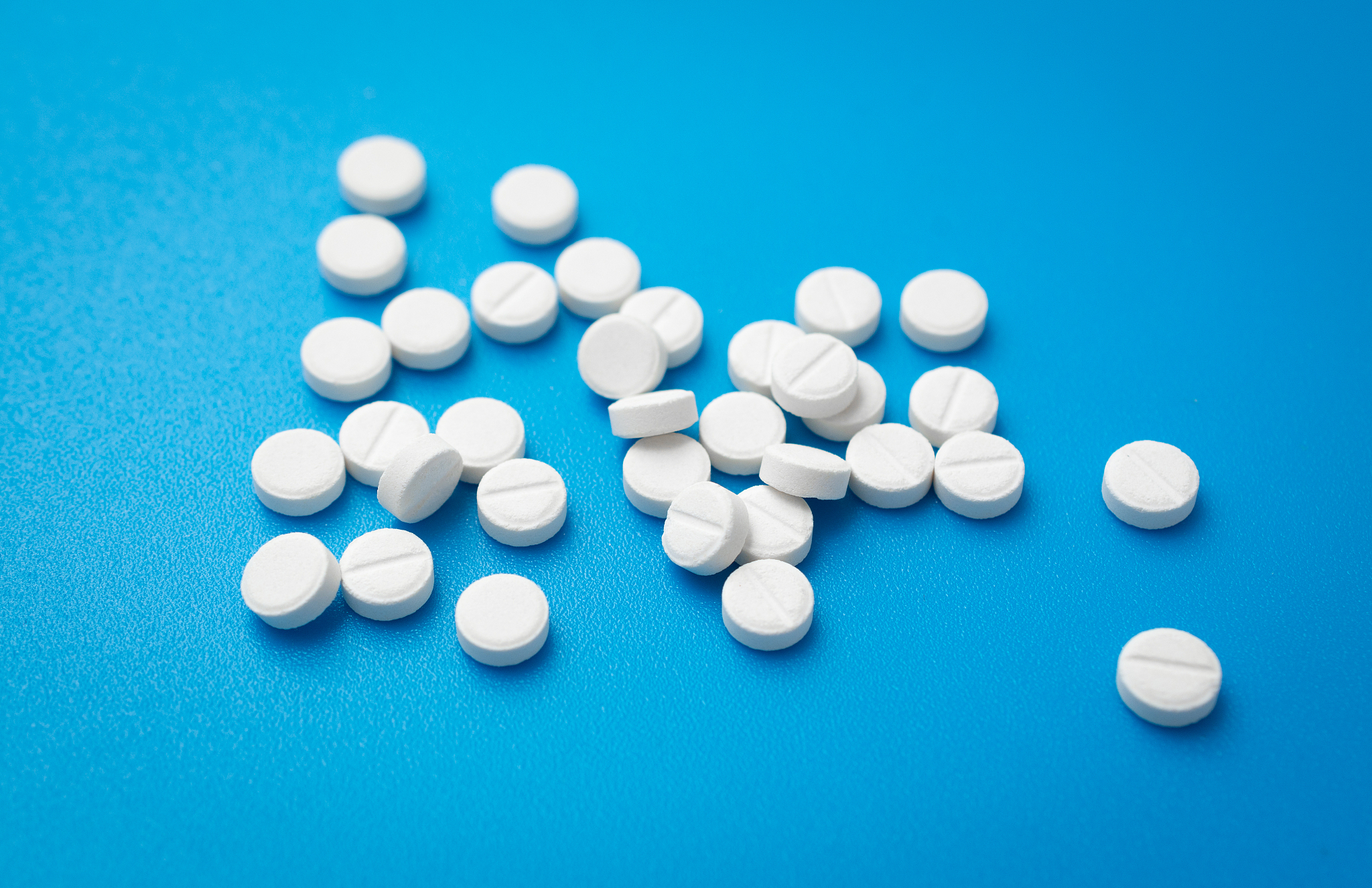 white pills abstract