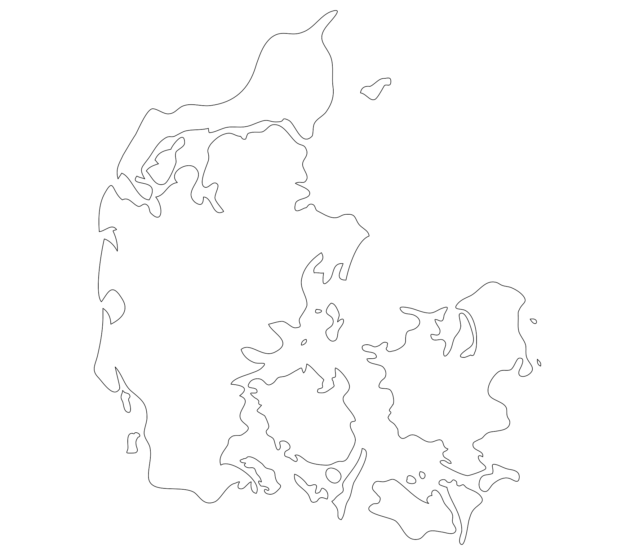 map denmark