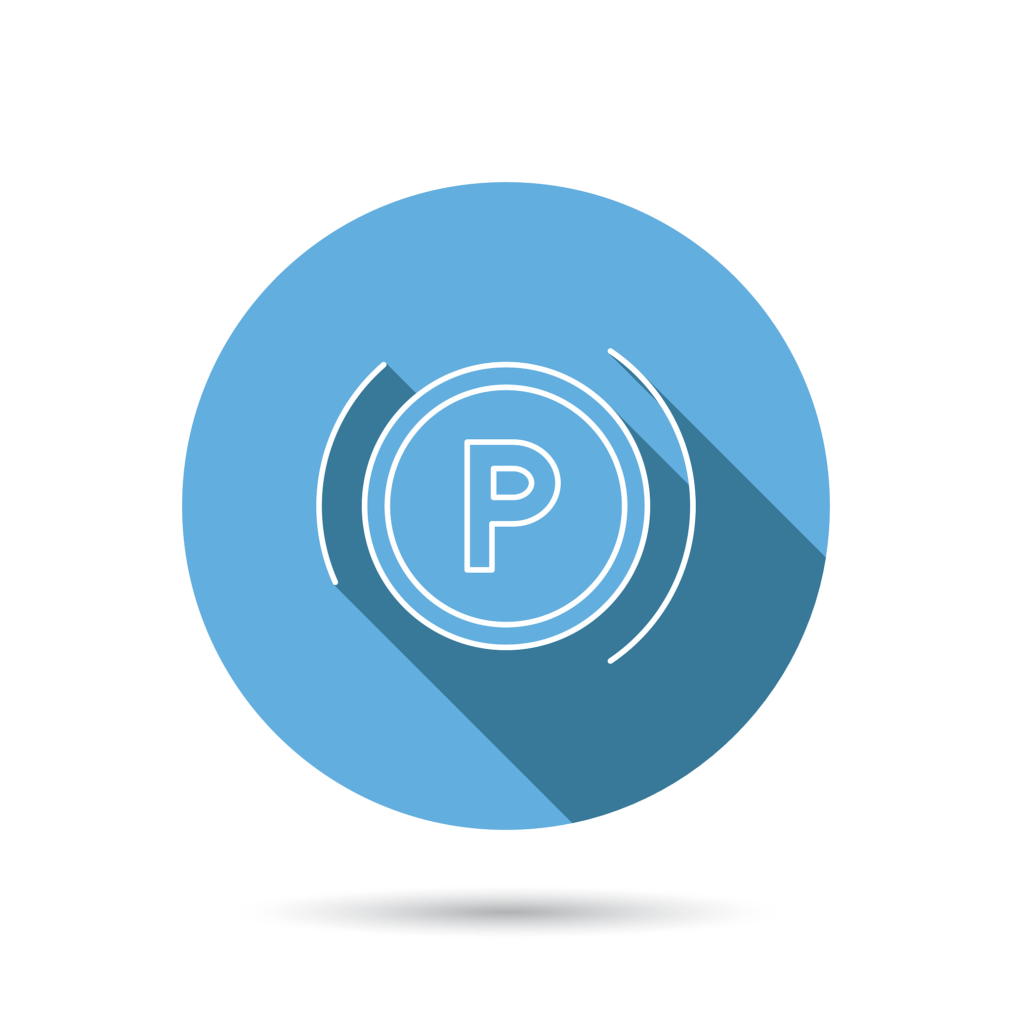 parking icon. dashboard sign.