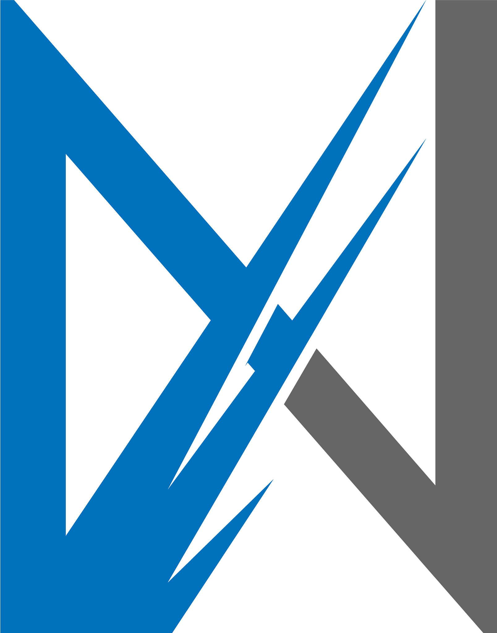 n logo letter design concept